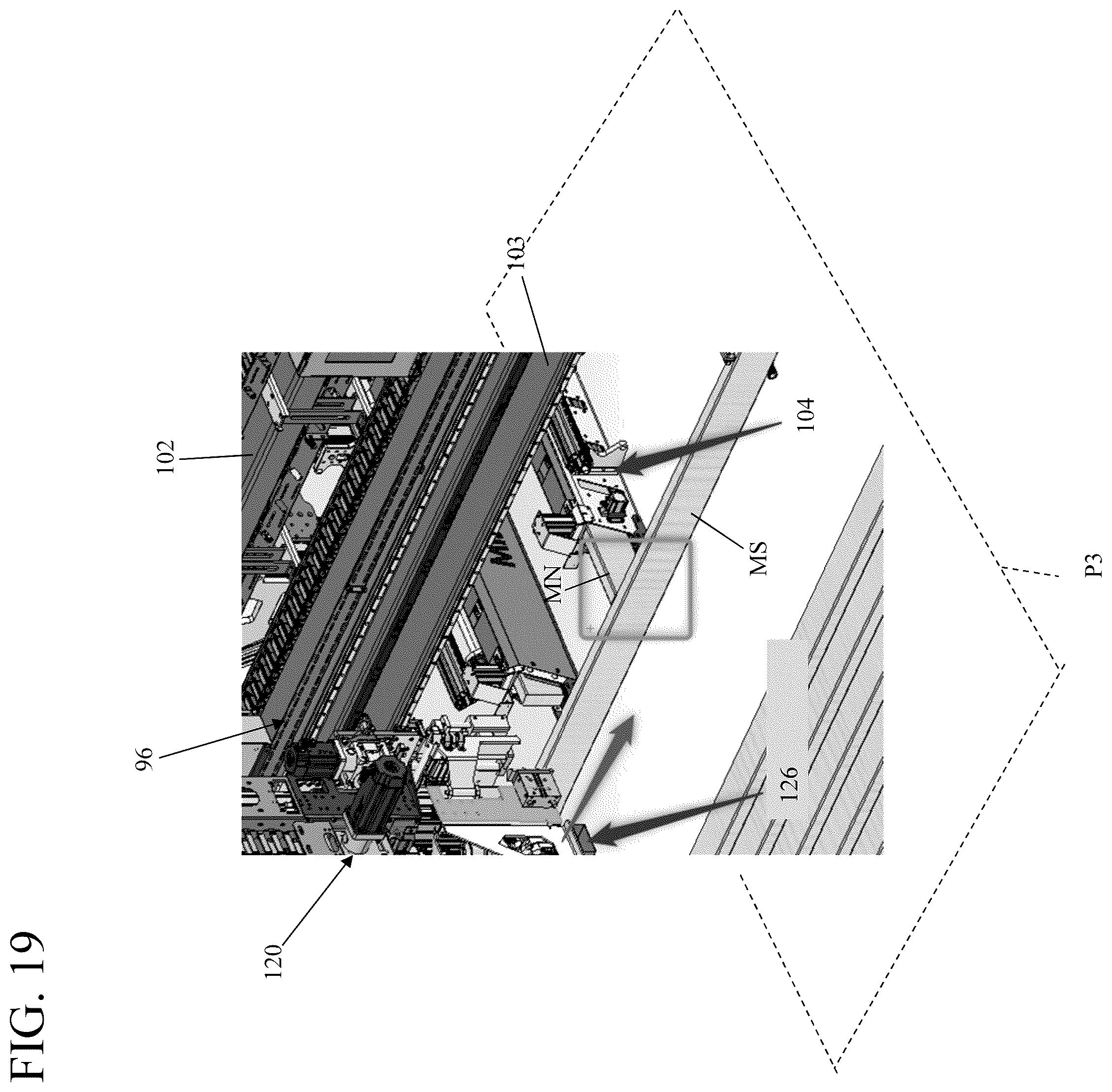 Patent US12365110 Figure 19 – Automated wall frame assembly system