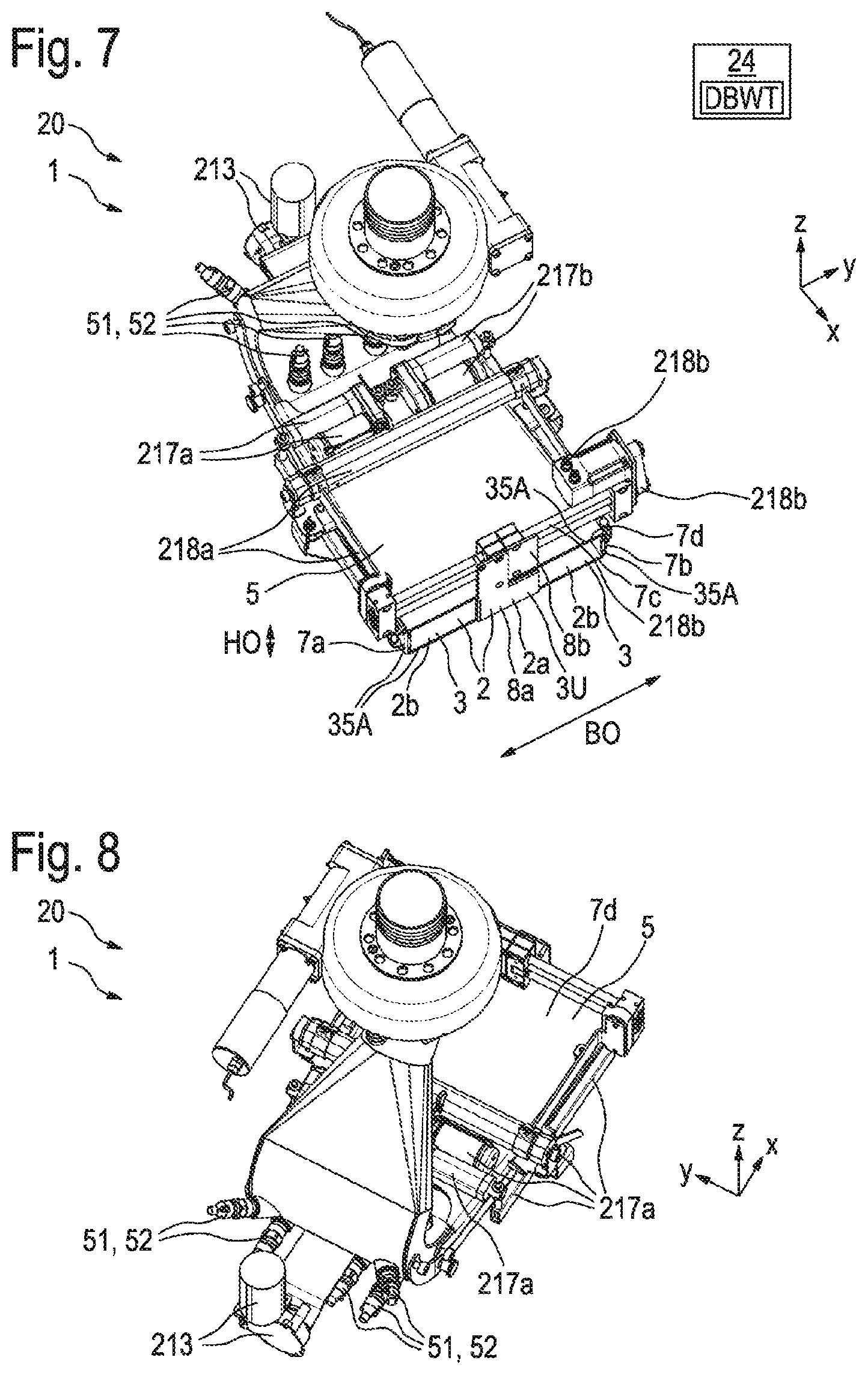 Patent US12365111 Figure 4 – Method for producing a building component, system for producing a building component and building component