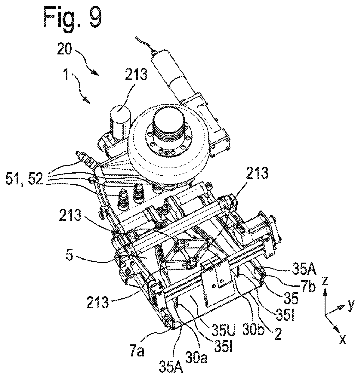 Patent US12365111 Figure 5 – Method for producing a building component, system for producing a building component and building component