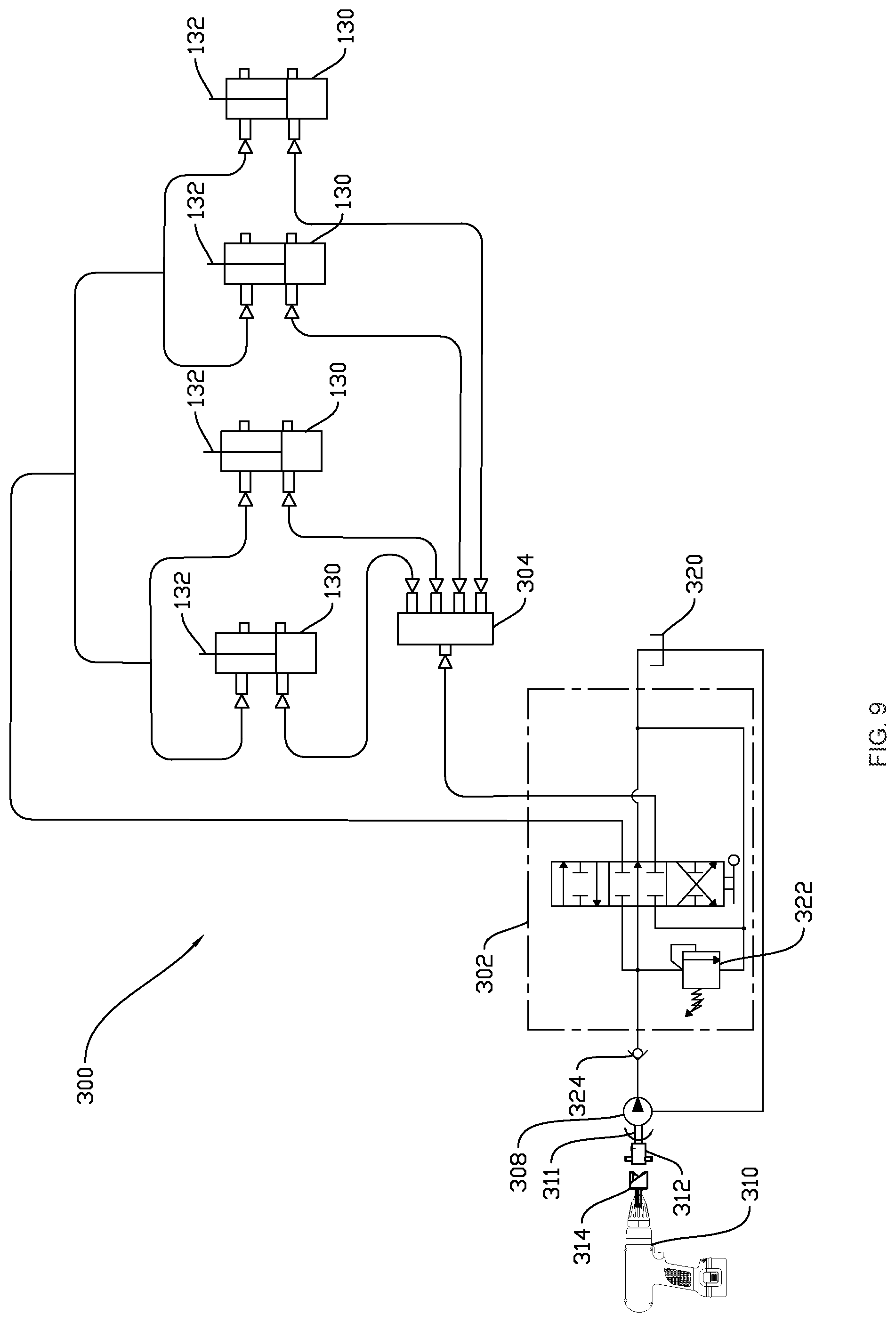 Patent US12365113 Figure 10 – Form for vertically casting flared end products and method of manufacturing the same