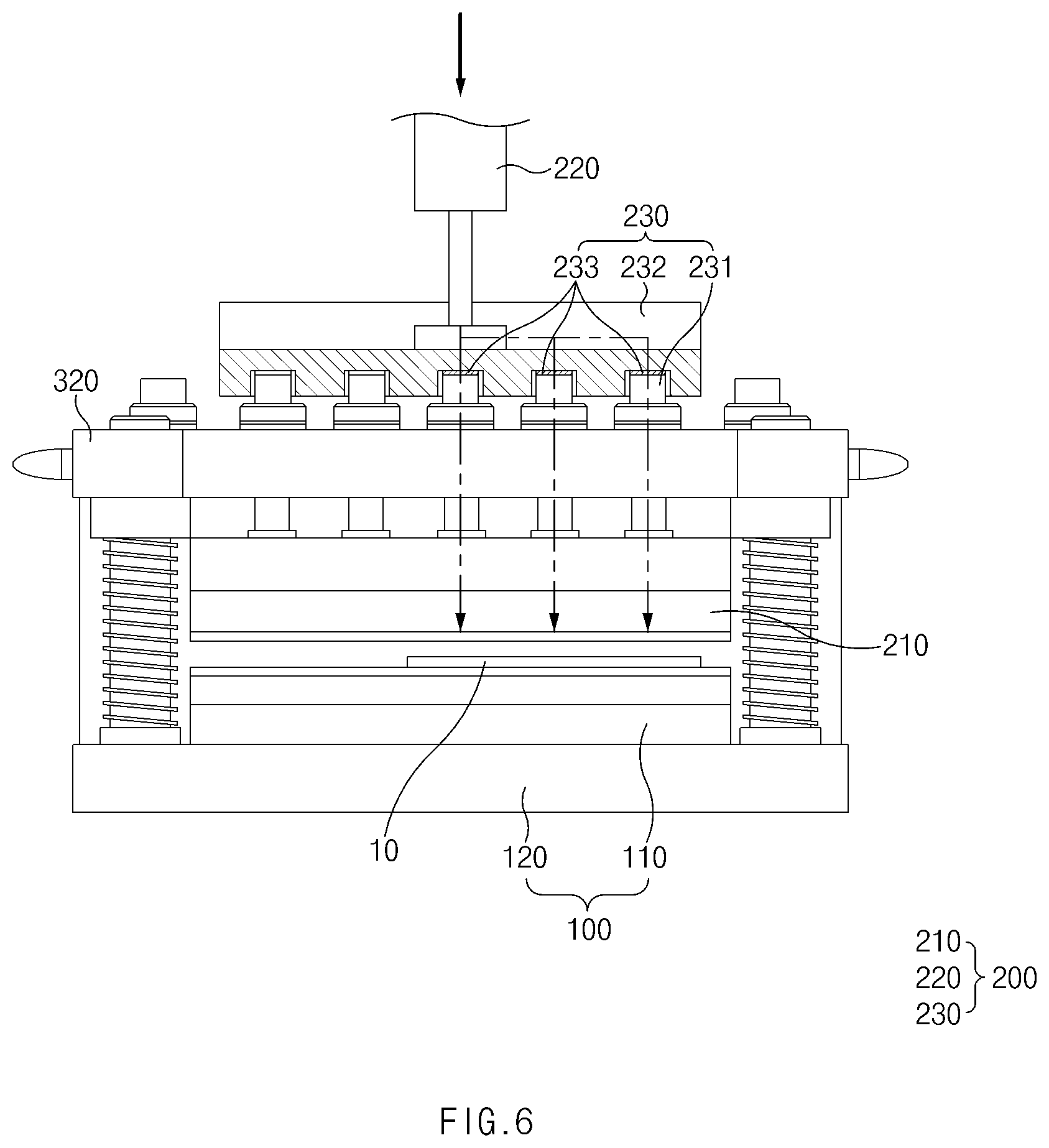 Patent US12365116 Figure 6 – Apparatus and method for molding pouch
