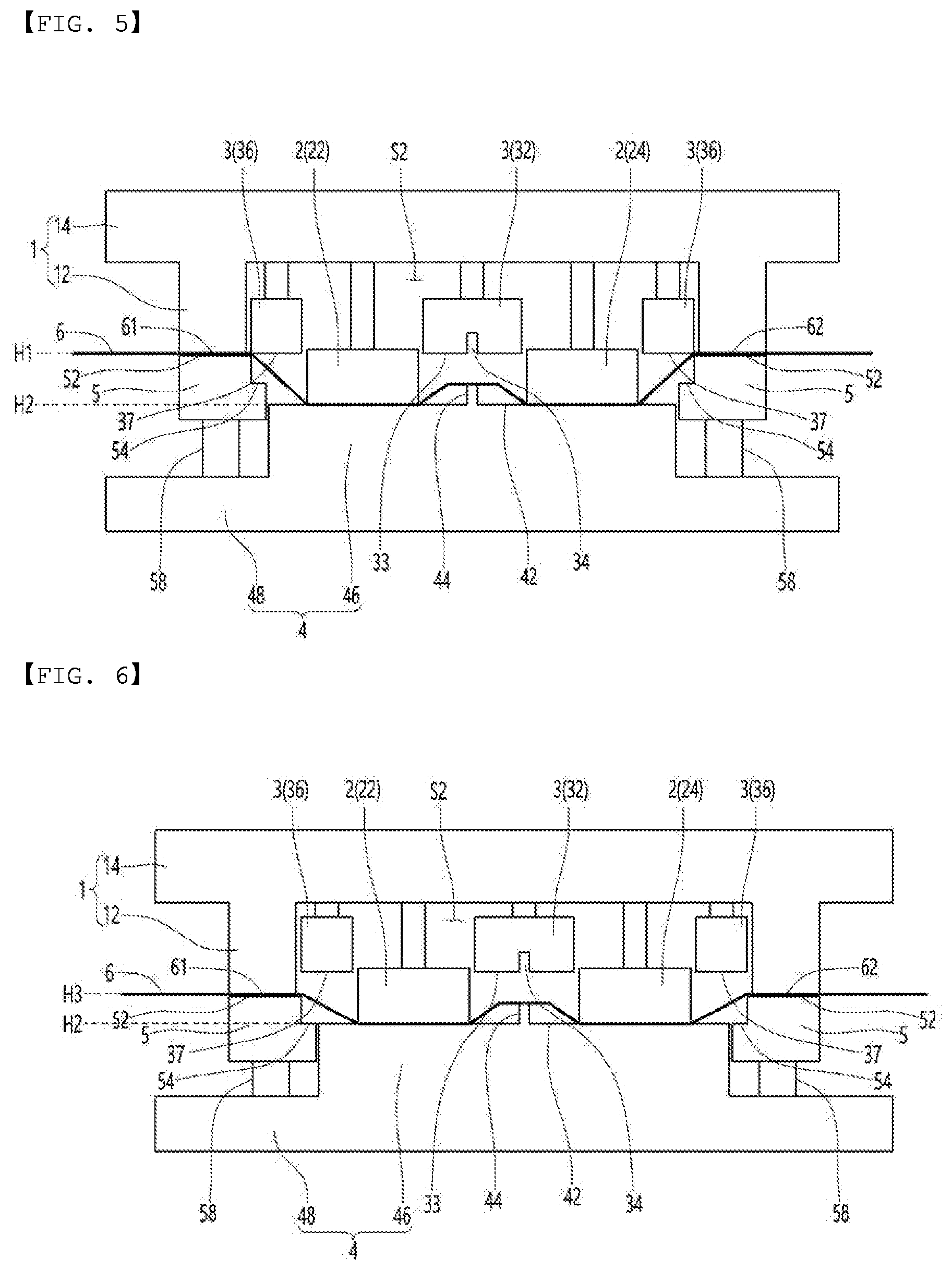Patent US12365119 Figure 3 – Secondary battery pouch press mold