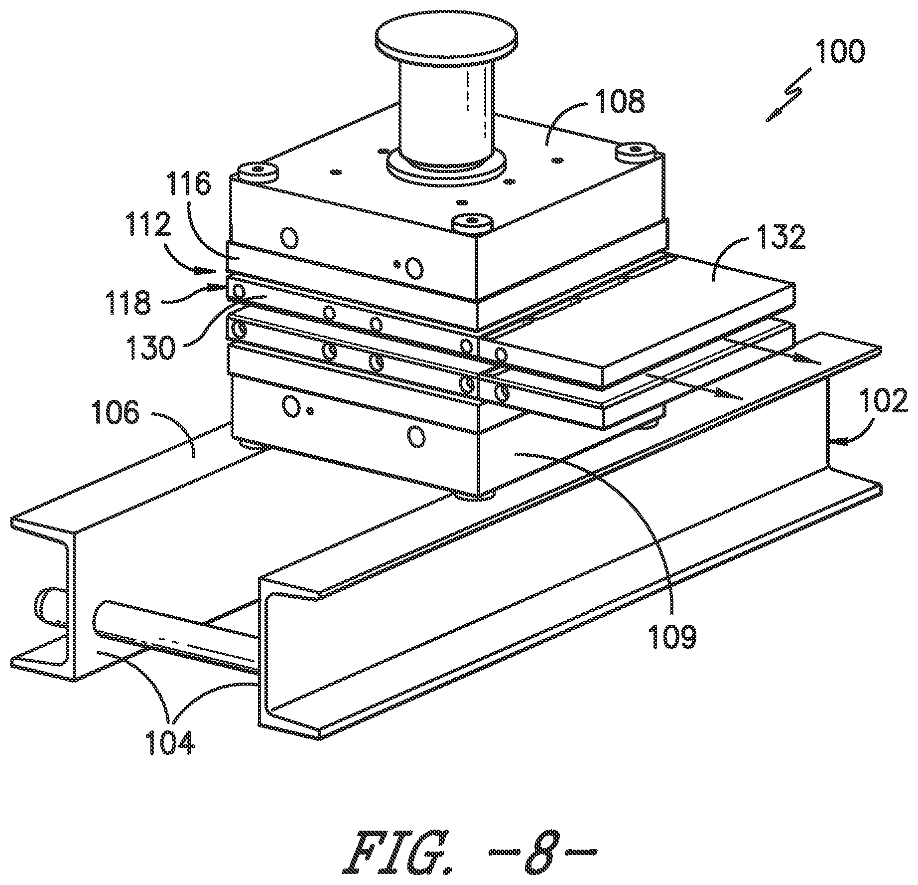 Patent US12365120 Figure 6 – System and method for manufacturing panels for use in wind turbine rotor blade components
