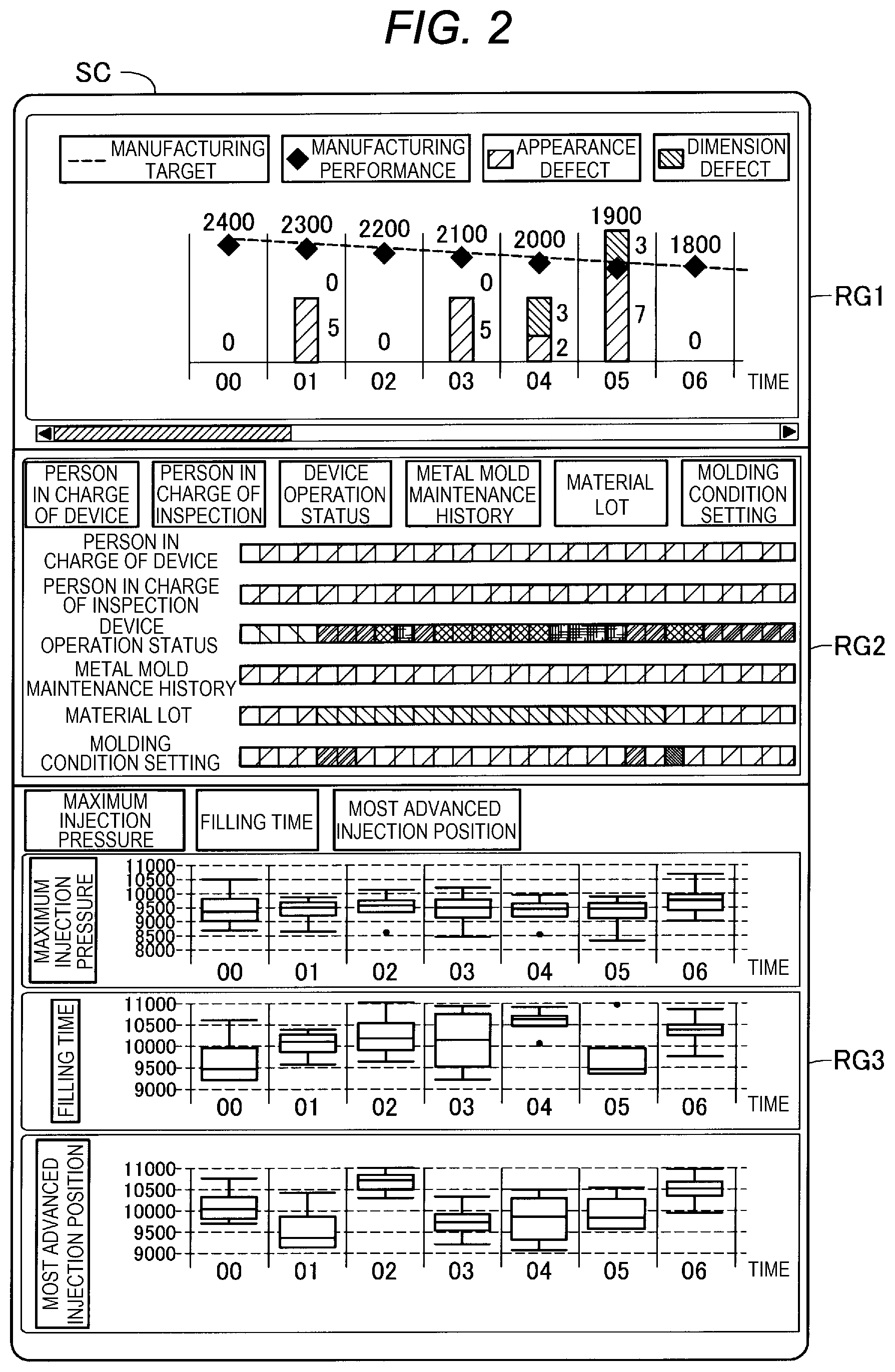 Patent US12365124 Figure 2 – Injection molding machine management system and non-transitory computer-readable storage medium storing computer program