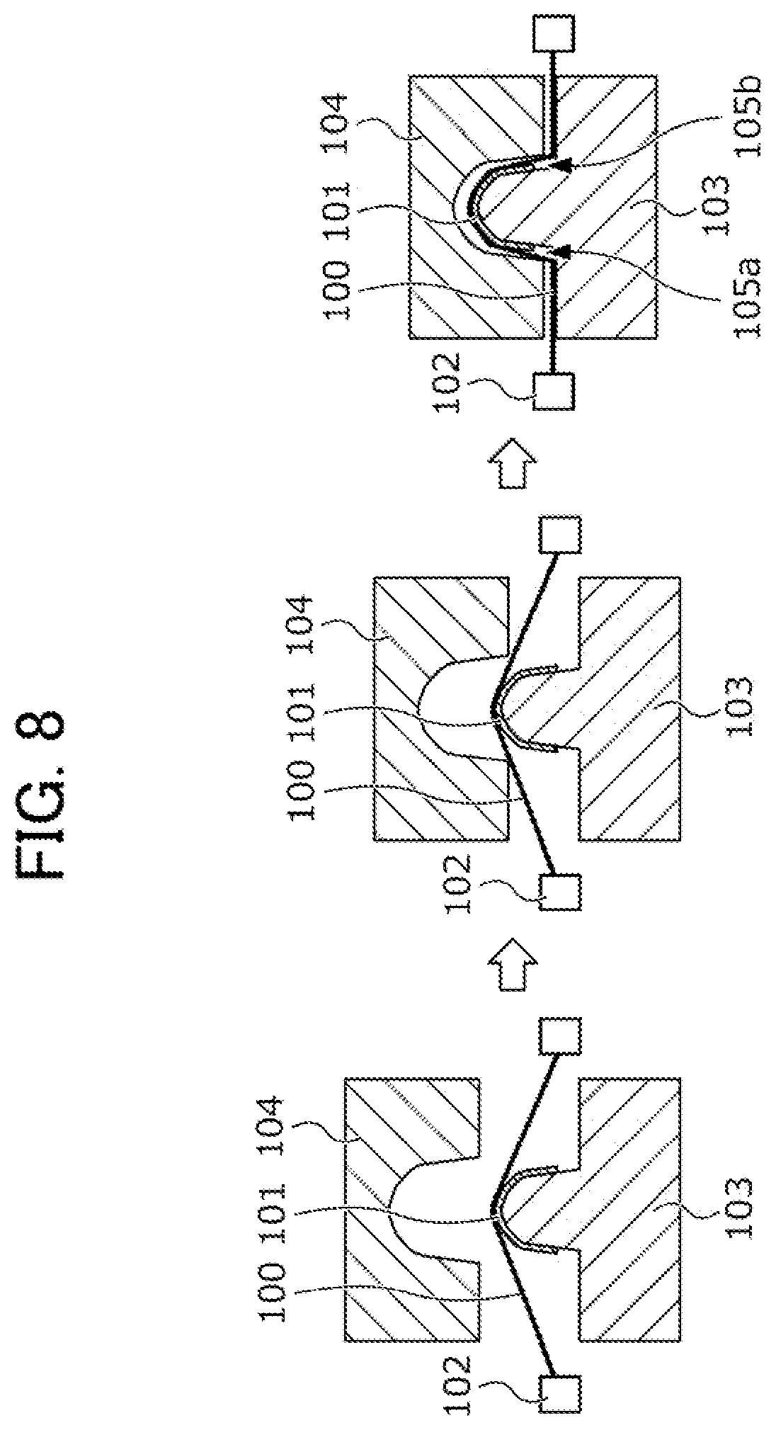 Patent US12365129 Figure 6 – Sheet material and forming method