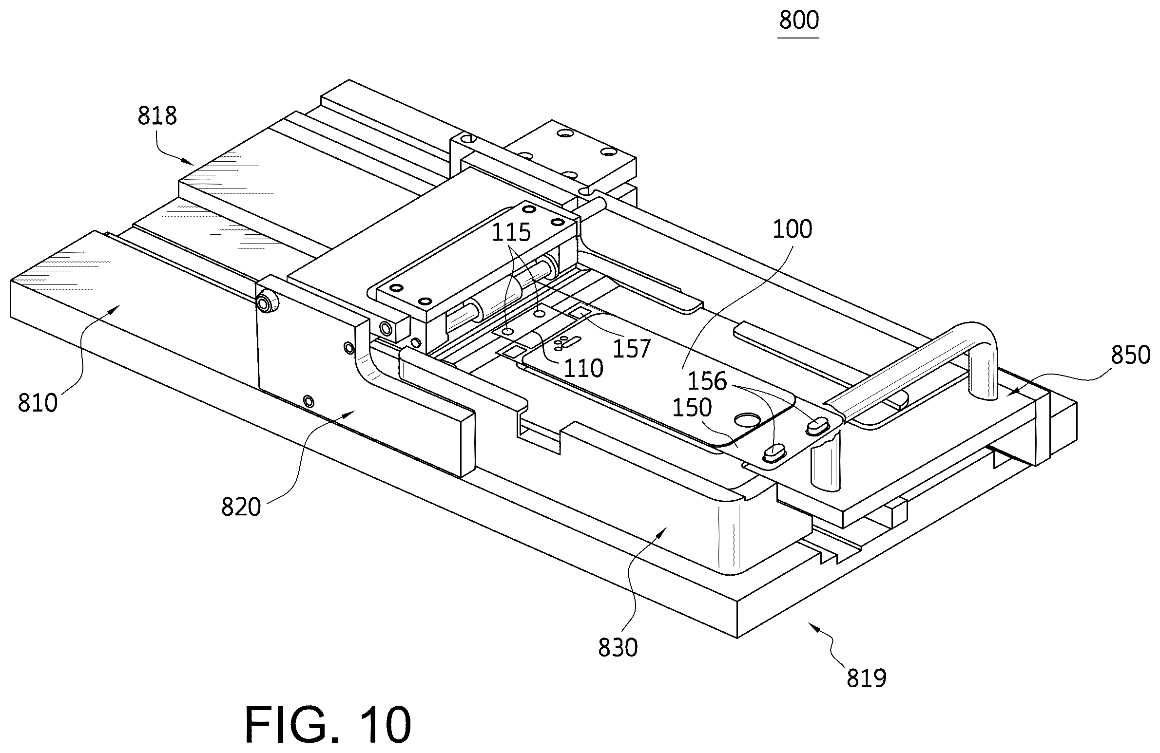 Patent US12365130 Figure 9 – Overlay applicator machine and method of providing the same
