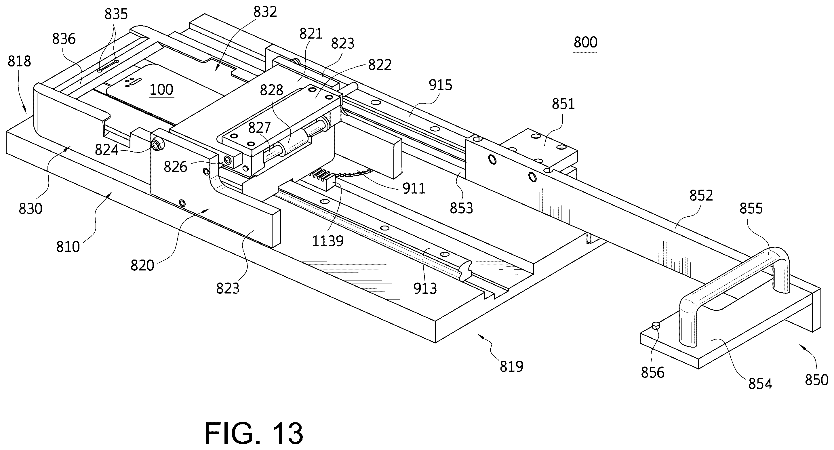 Patent US12365130 Figure 12 – Overlay applicator machine and method of providing the same