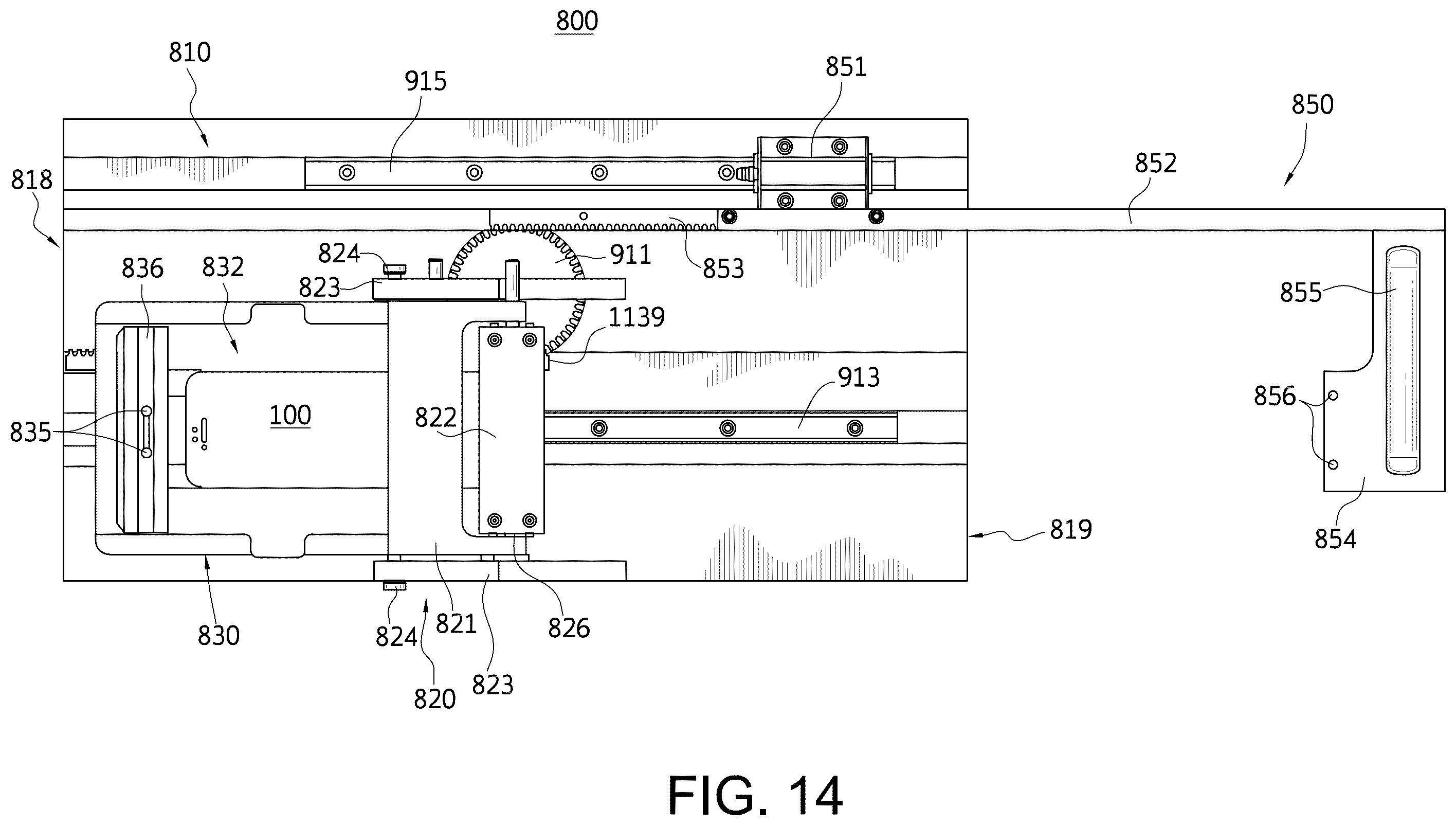 Patent US12365130 Figure 13 – Overlay applicator machine and method of providing the same