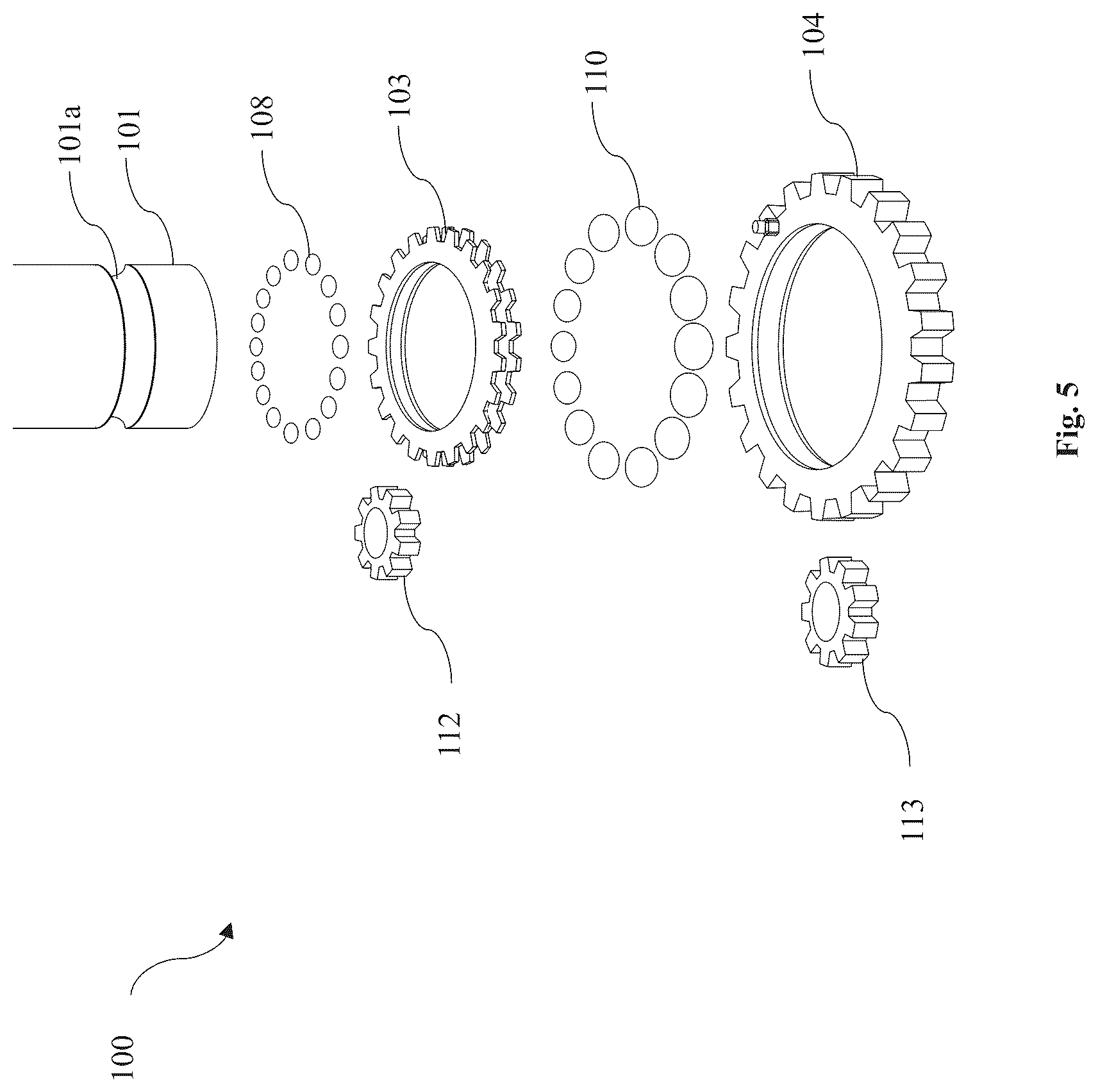 Patent US12365135 Figure 5 – Device connectable to an additive manufacturing system, an additive manufacturing system and a method of producing a construction element