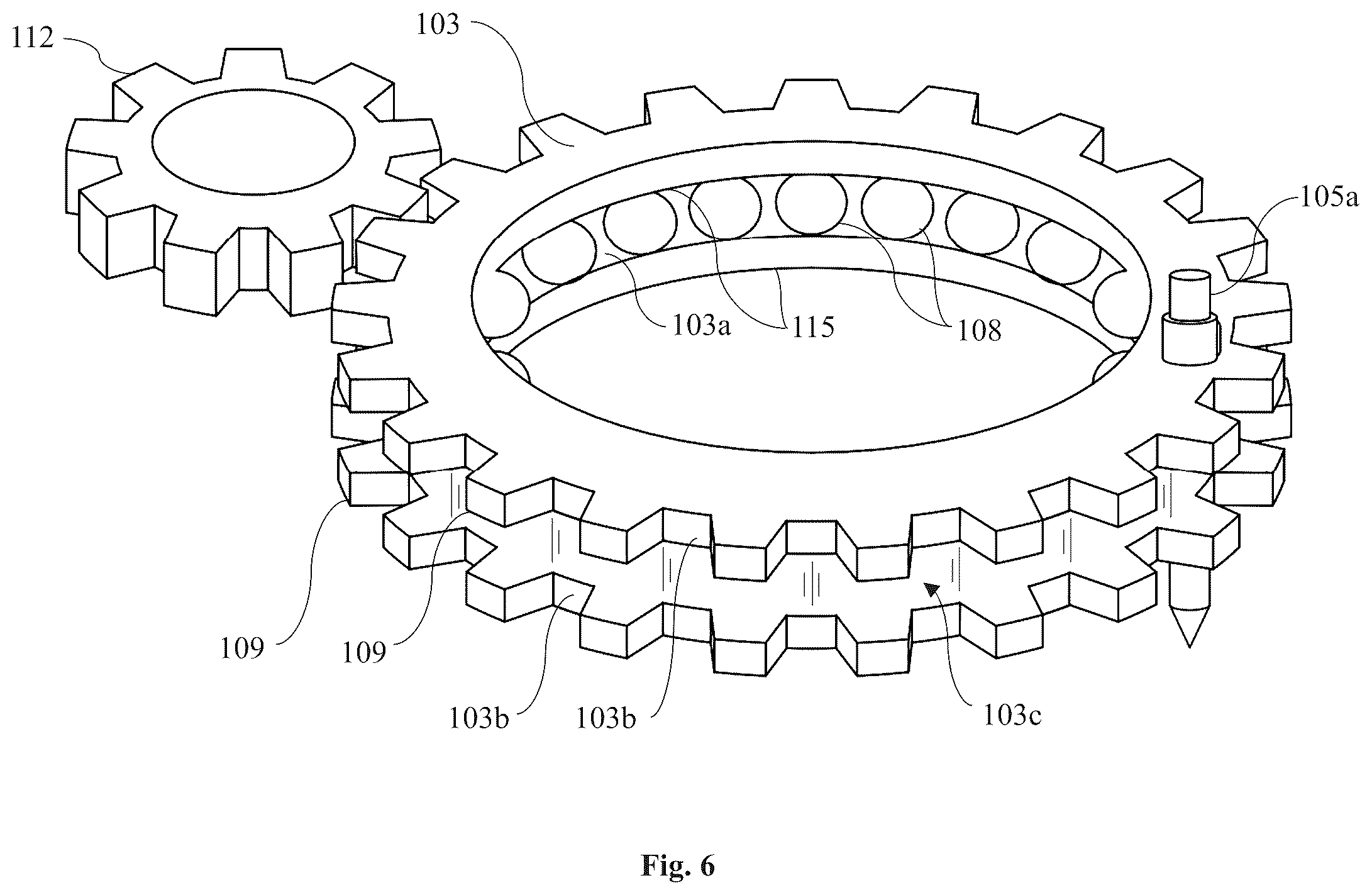 Patent US12365135 Figure 6 – Device connectable to an additive manufacturing system, an additive manufacturing system and a method of producing a construction element