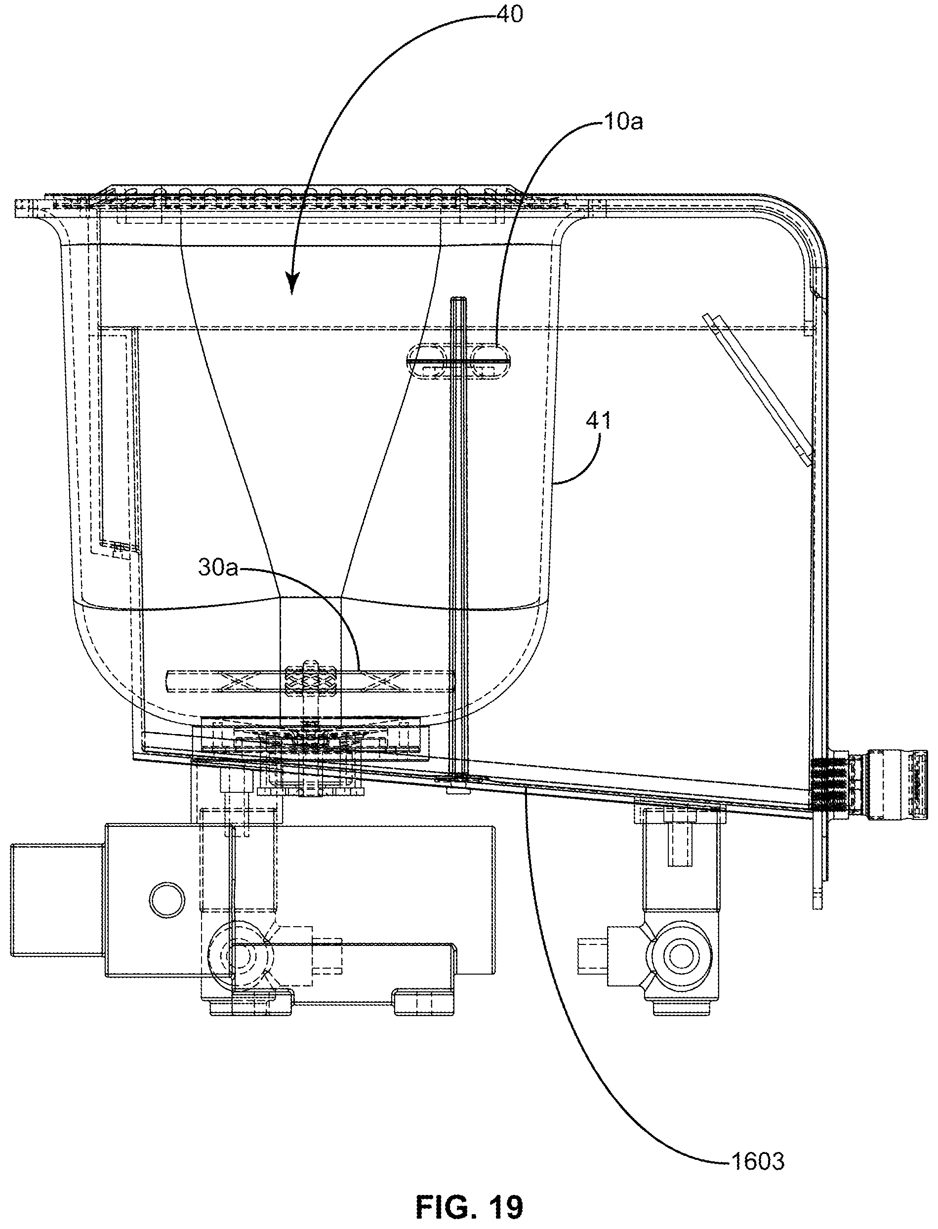 Patent US12365138 Figure 19 – Multi-stage wash system for vat polymerization-based 3D printed parts