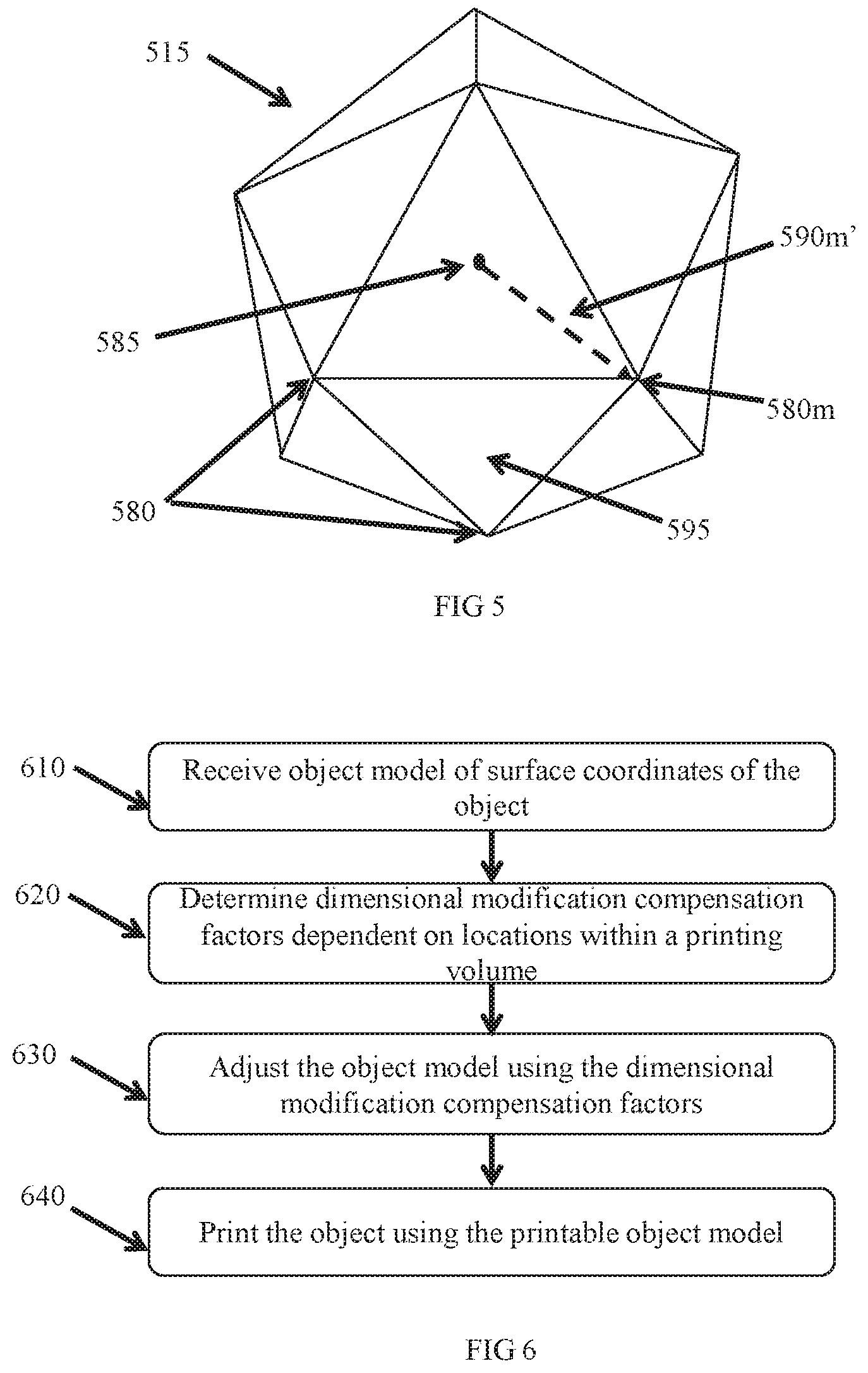 Patent US12365140 Figure 3 – Three-dimensional printing with dimensional modification compensation