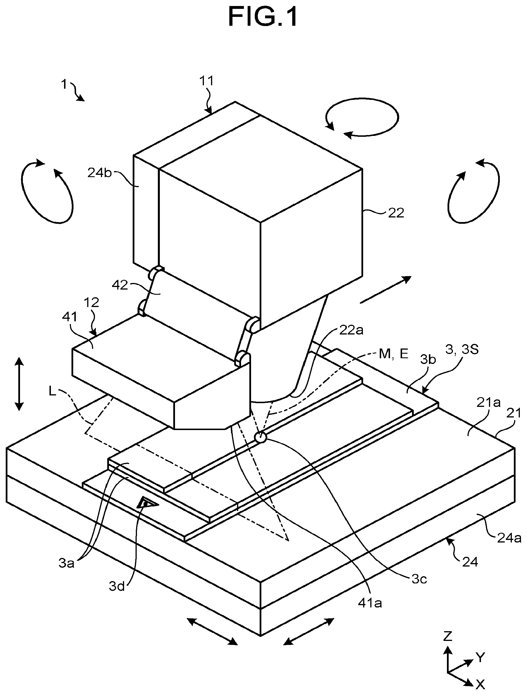 Patent US12365142 Figure 1 – Additive manufacturing system
