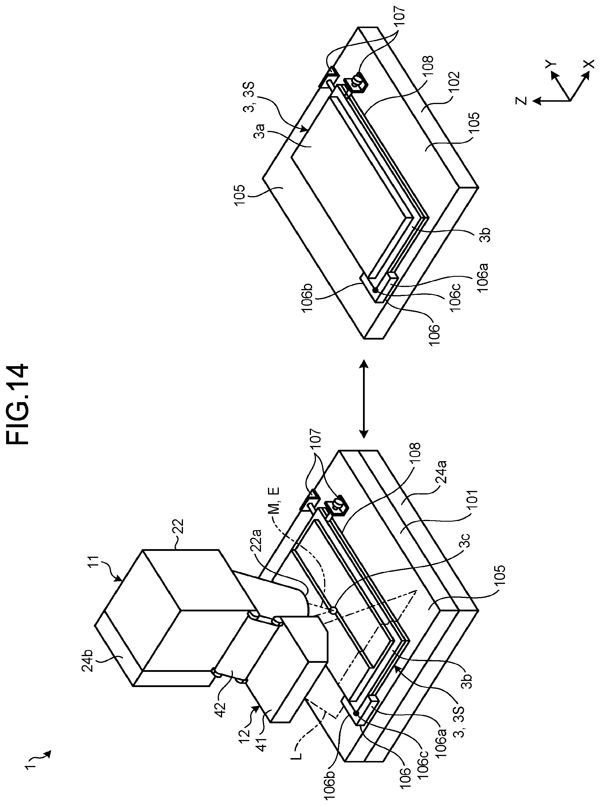 Patent US12365142 Figure 14 – Additive manufacturing system