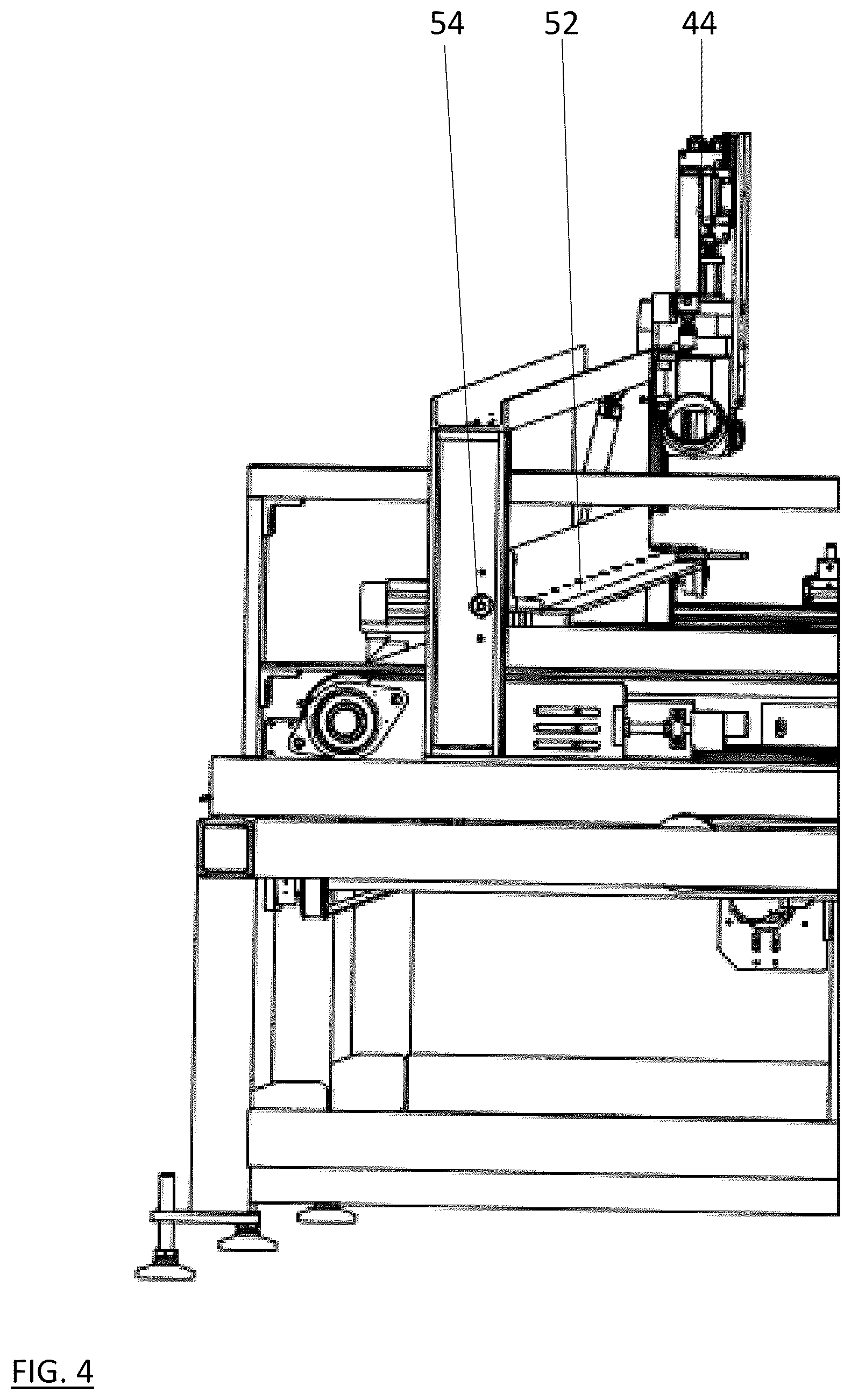 Patent US12365145 Figure 4 – Mesh to flexible screen frame laminator