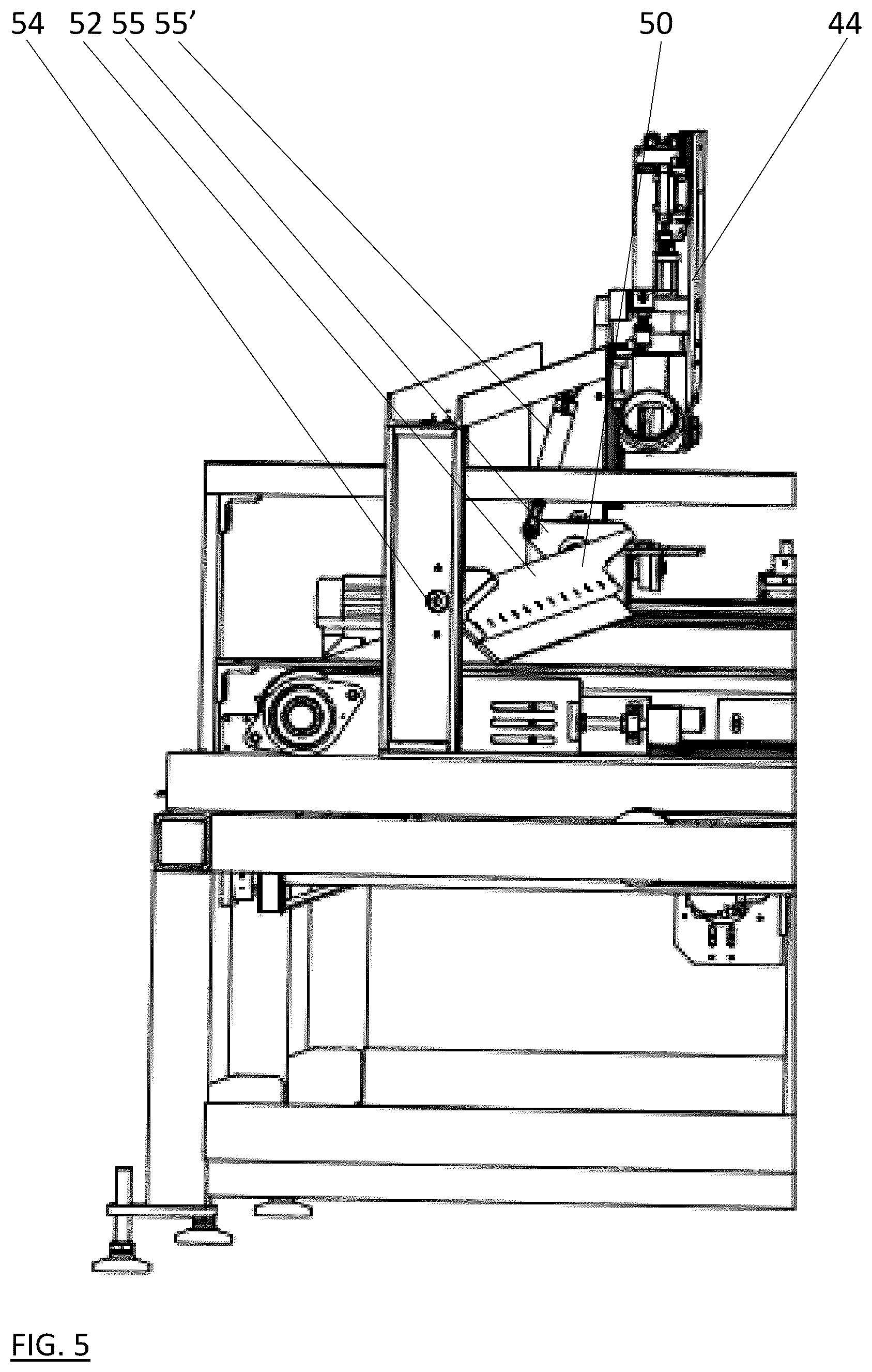 Patent US12365145 Figure 5 – Mesh to flexible screen frame laminator