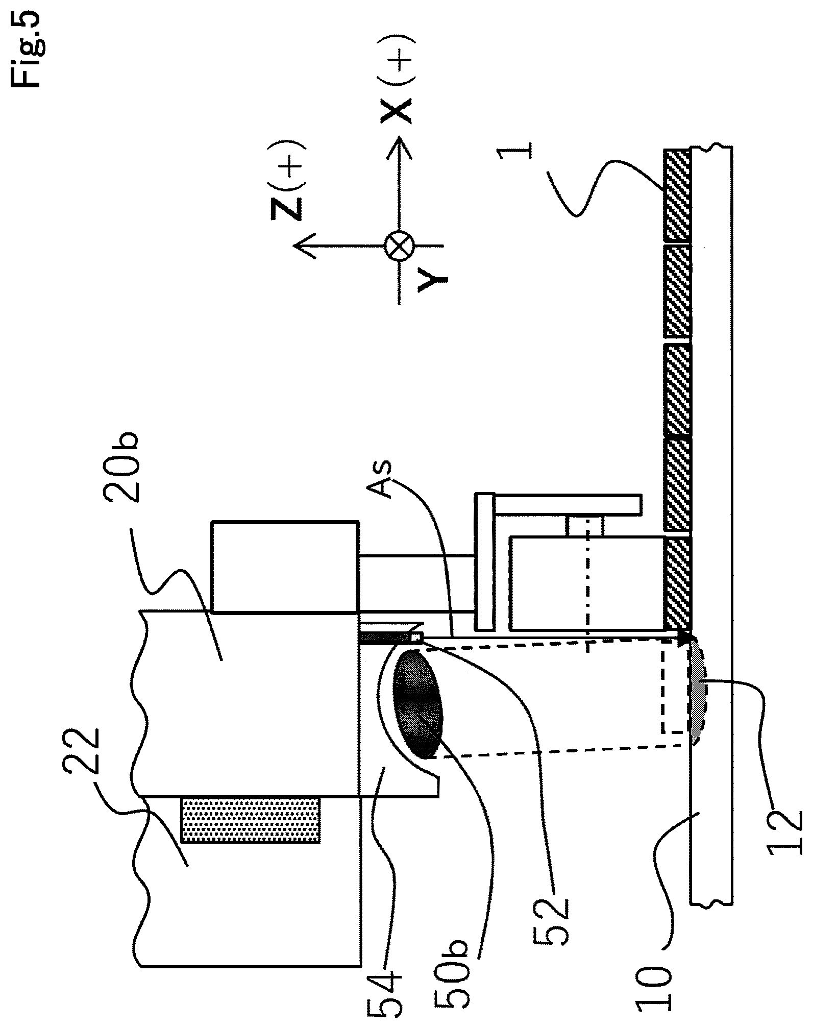 Patent US12365150 Figure 5 – Fiber placement device
