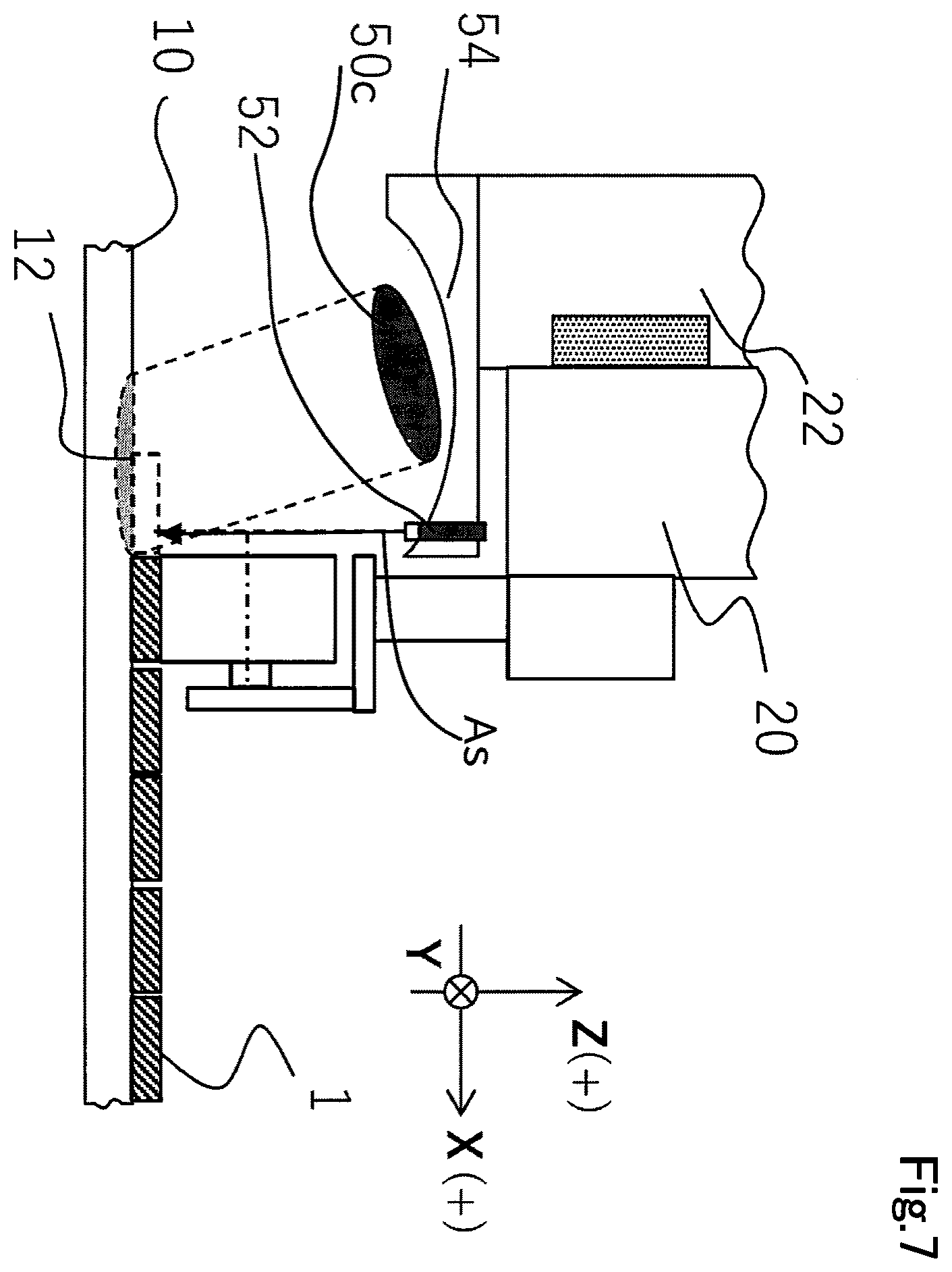 Patent US12365150 Figure 7 – Fiber placement device