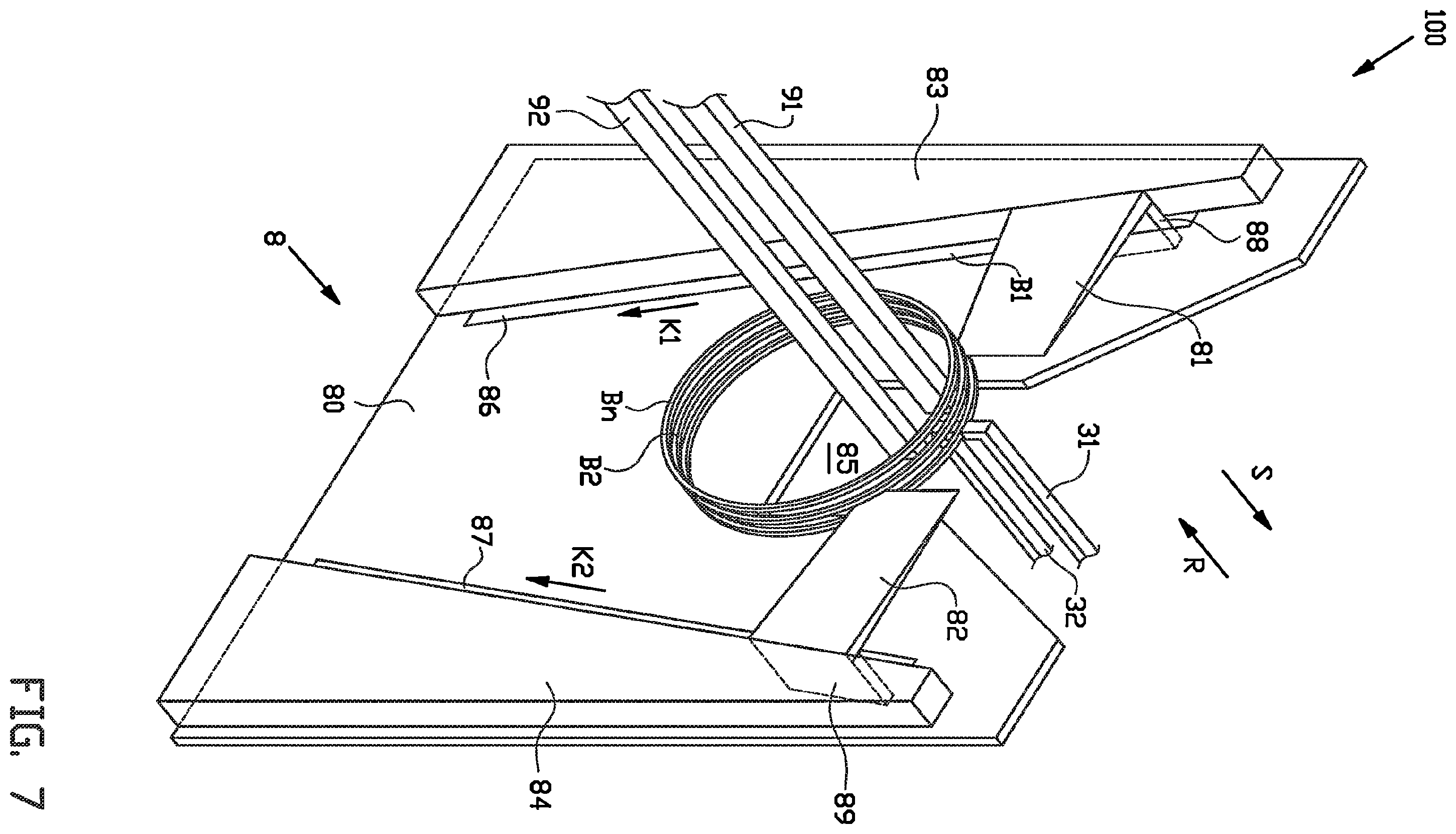 Patent US12365156 Figure 5 – Bead separator, bead supply station and a method for separating a single bead from a bead supply unit holding a plurality of beads