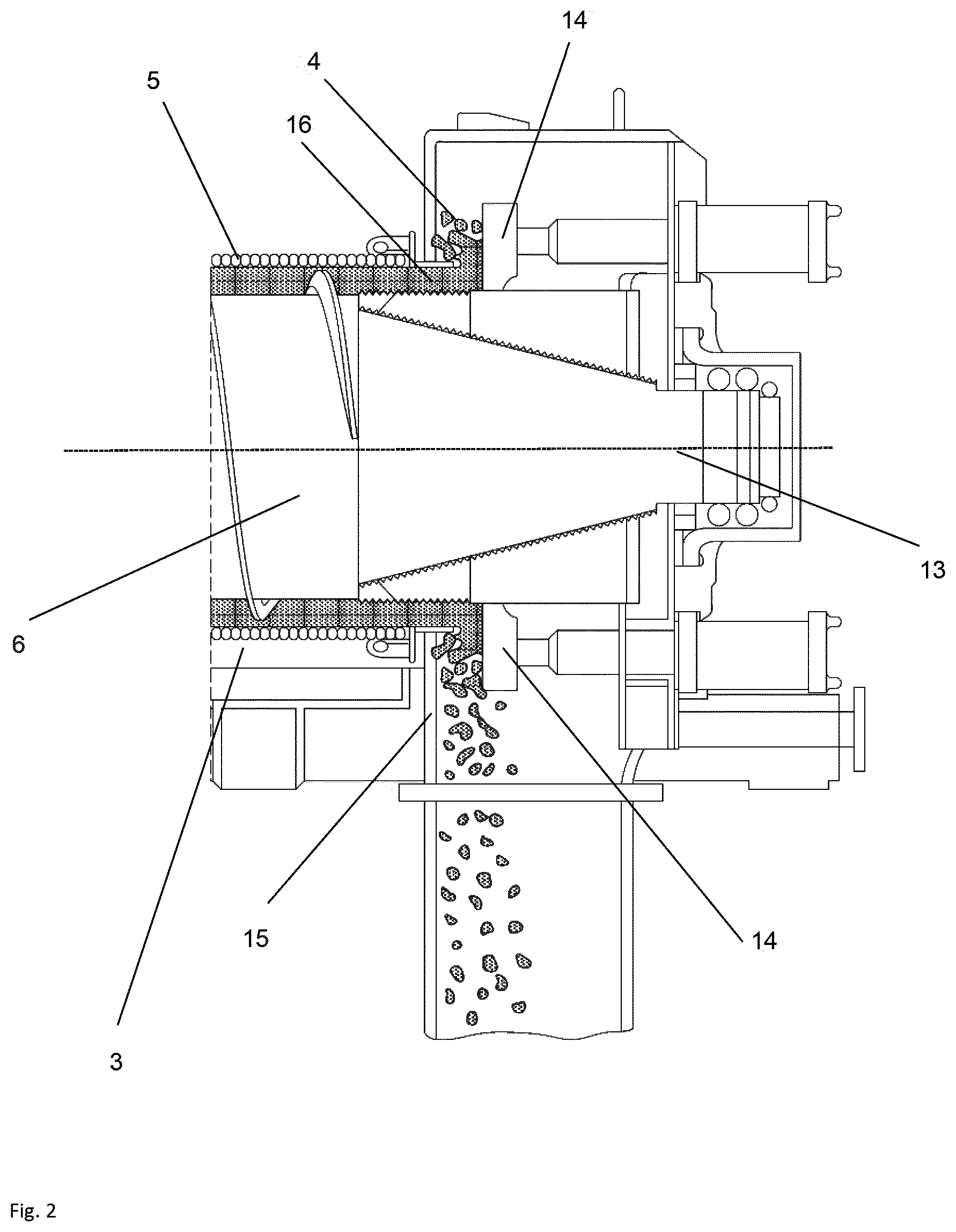 Patent US12365159 Figure 2 – Method and device for measuring the filtrate content on a screw press
