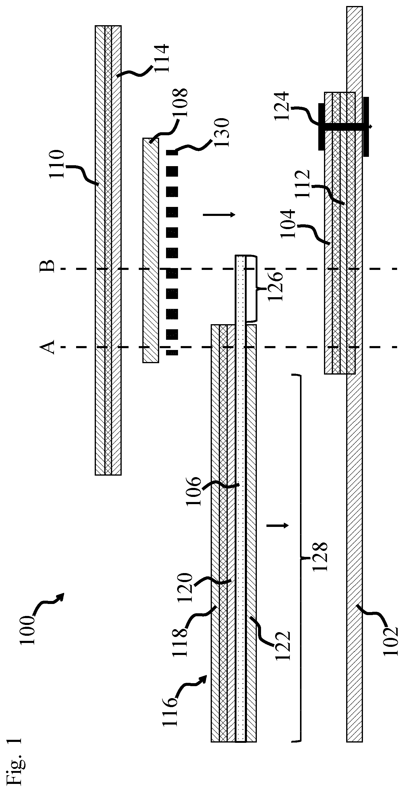 Patent US12365160 Figure 1 – Connector assembly
