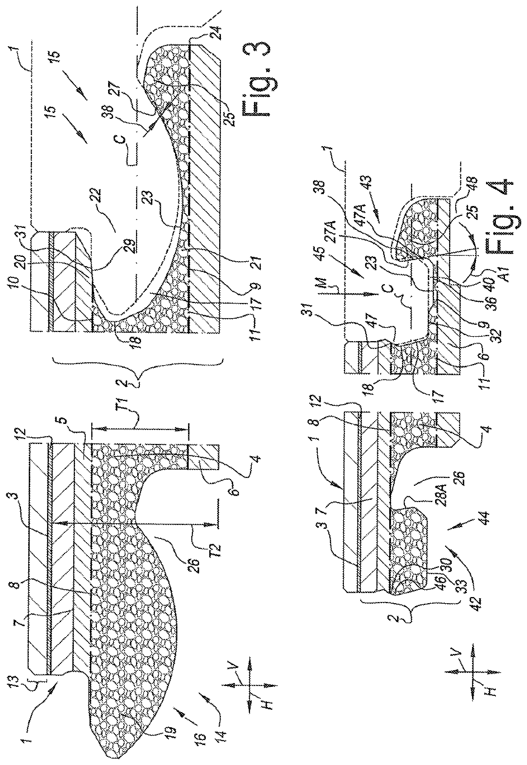 Patent US12365161 Figure 2 – Floor panel and method for manufacturing a floor panel