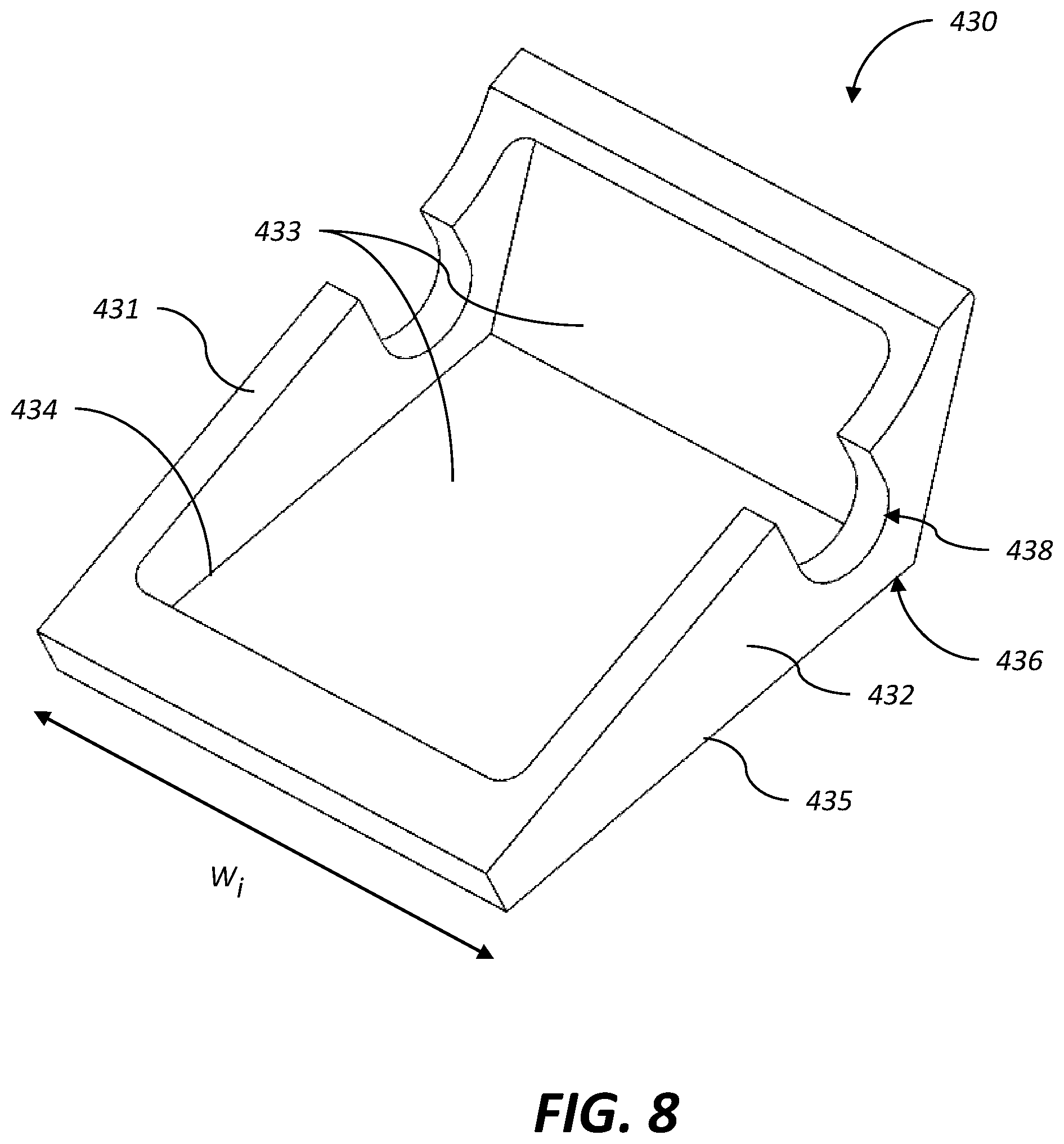 Patent US12365174 Figure 8 – Ink tray insert