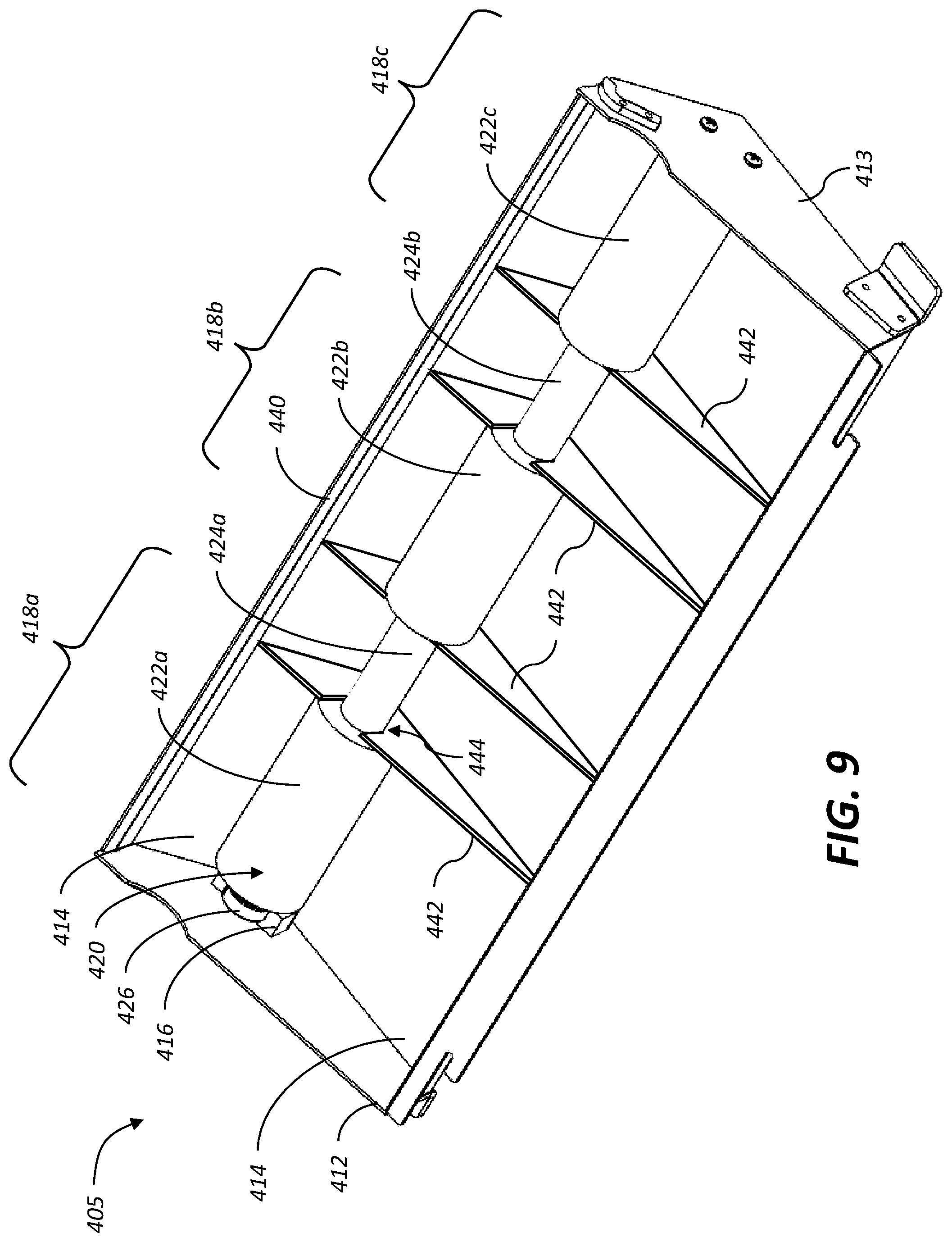 Patent US12365174 Figure 9 – Ink tray insert