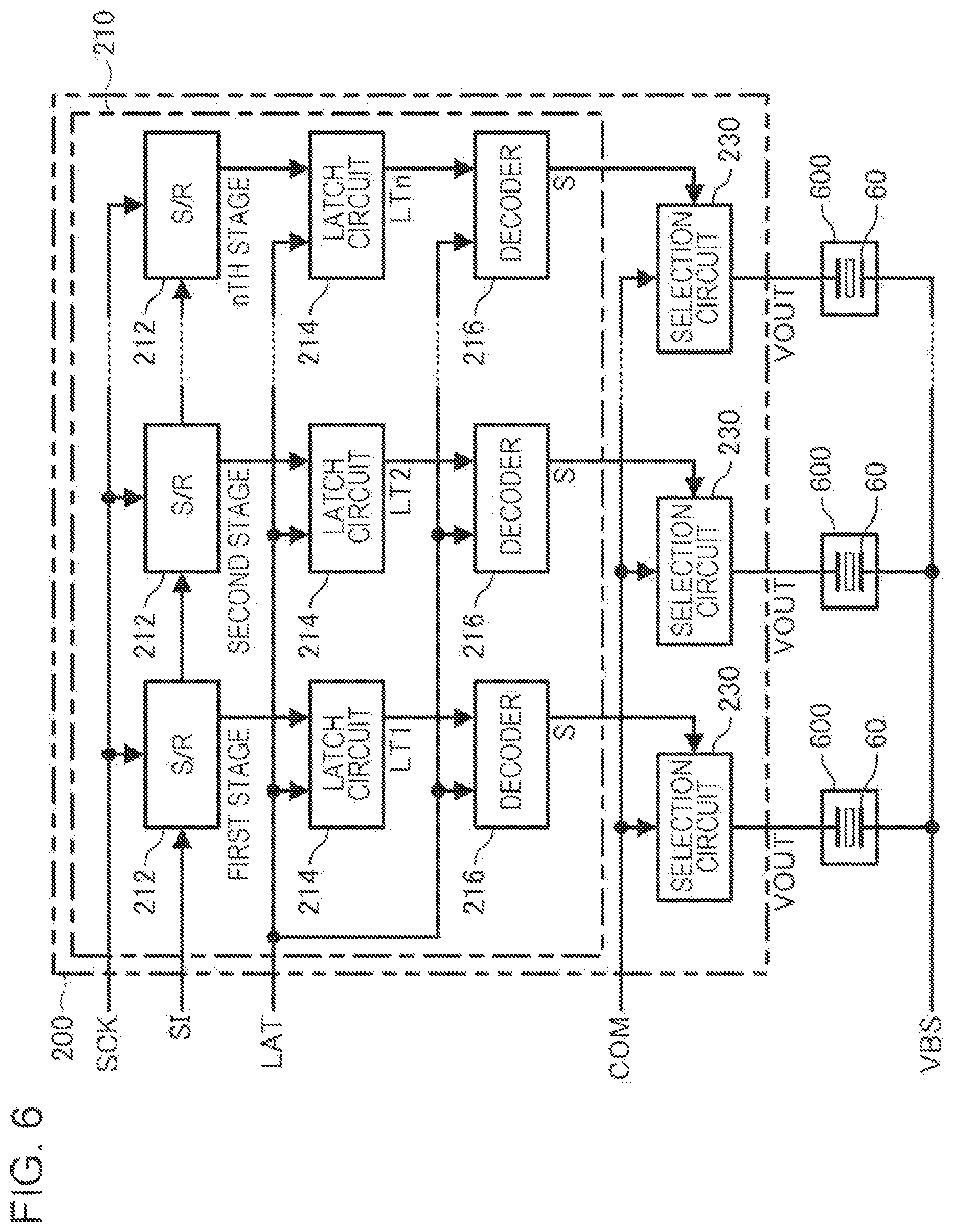 Patent US12365175 Figure 5 – Liquid discharge apparatus and capacitive load drive circuit