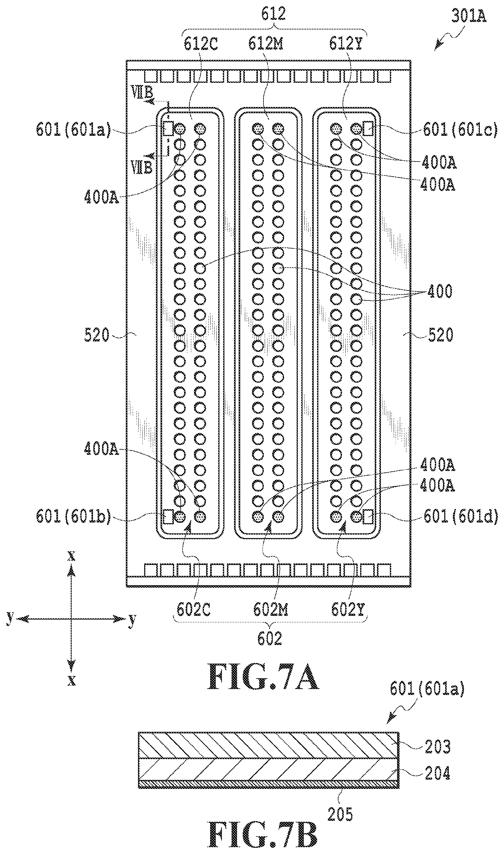 Patent US12365177 Figure 7 – Liquid ejection head inspection method, liquid ejection head inspection apparatus, and ejection element substrate