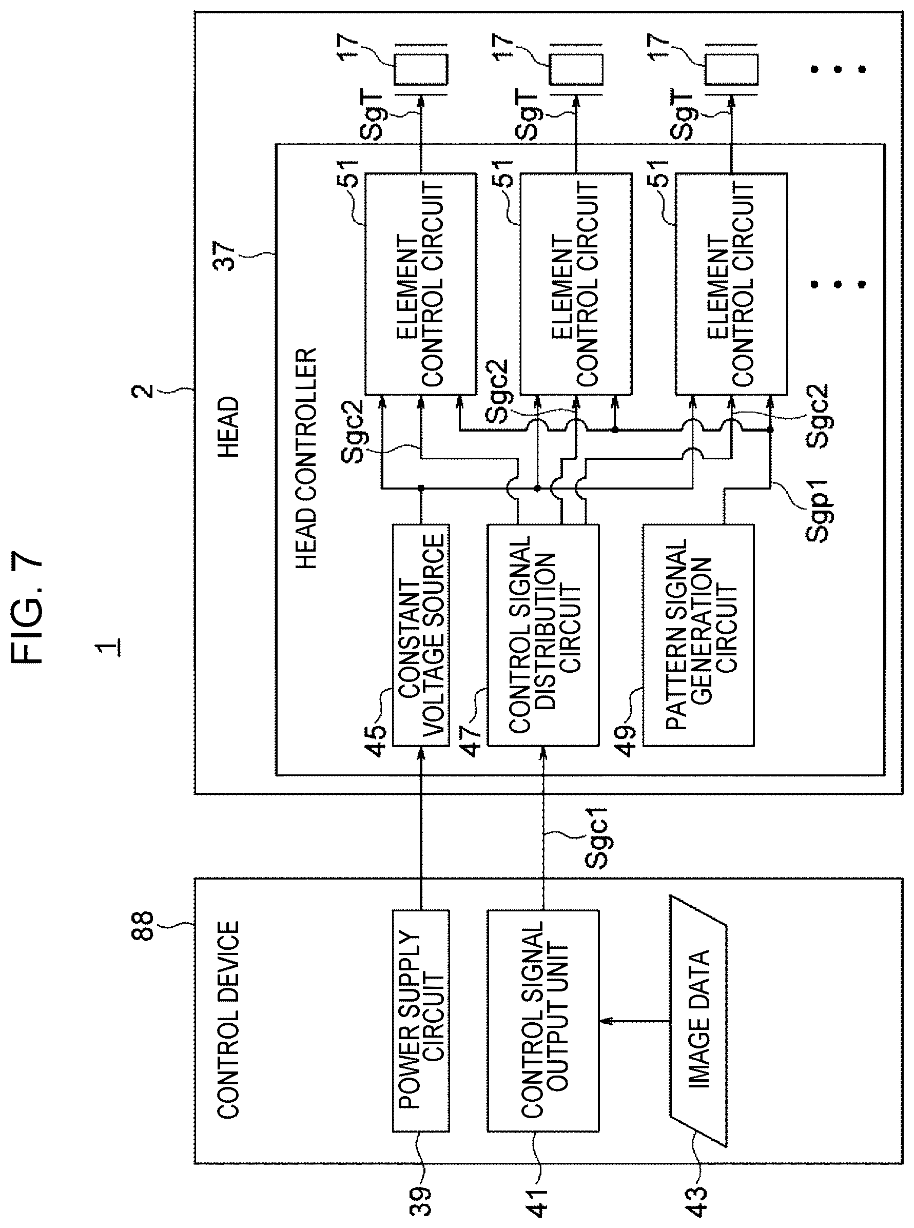 Patent US12365180 Figure 7 – Recording head and recording device