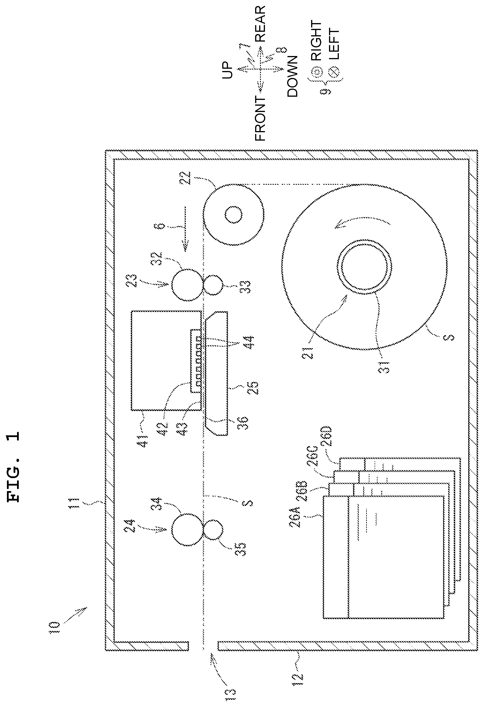 Patent US12365182 Figure 1 – Image recording apparatus and method of controlling the same