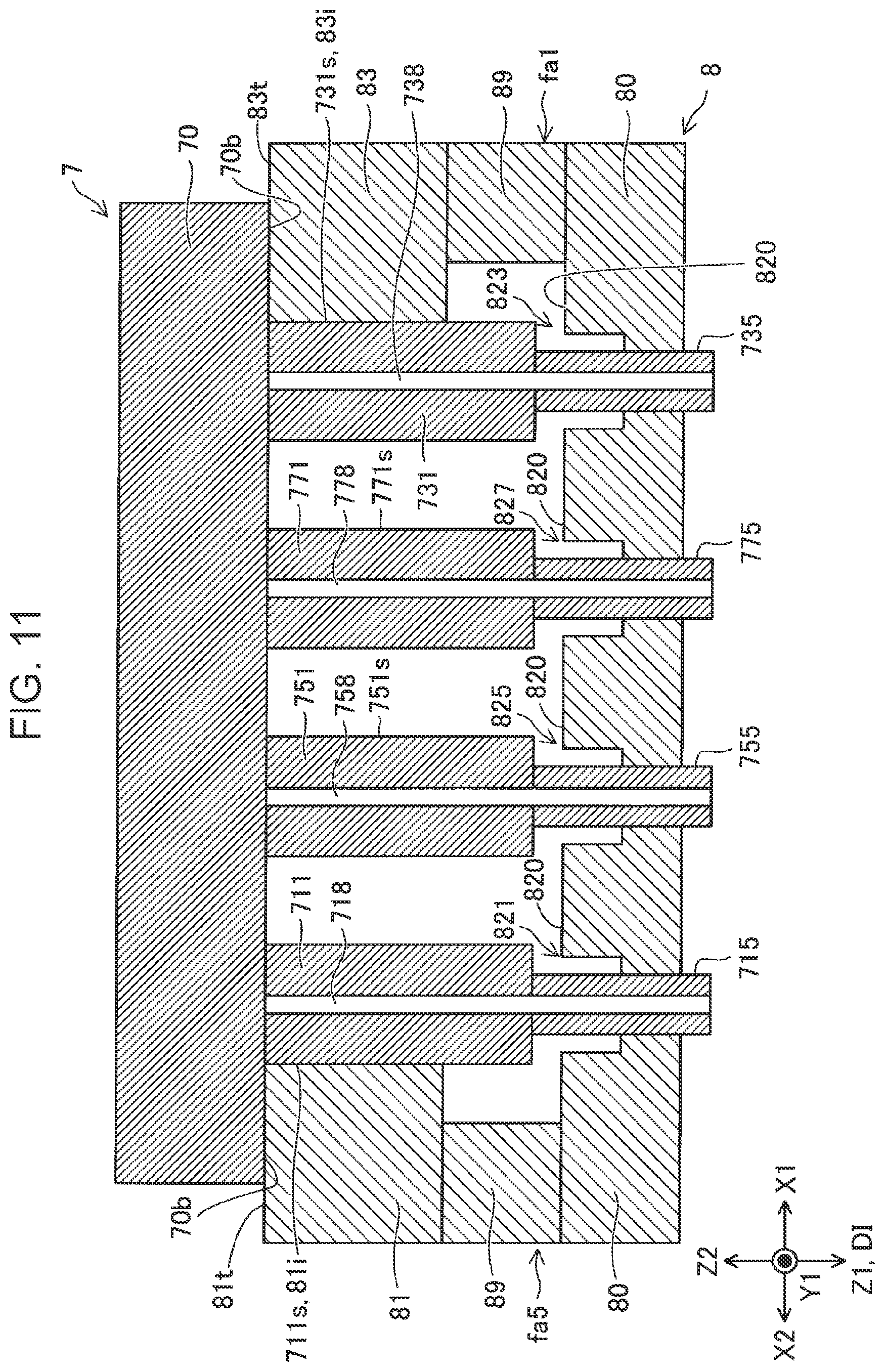 Patent US12365184 Figure 8 – Liquid ejecting apparatus