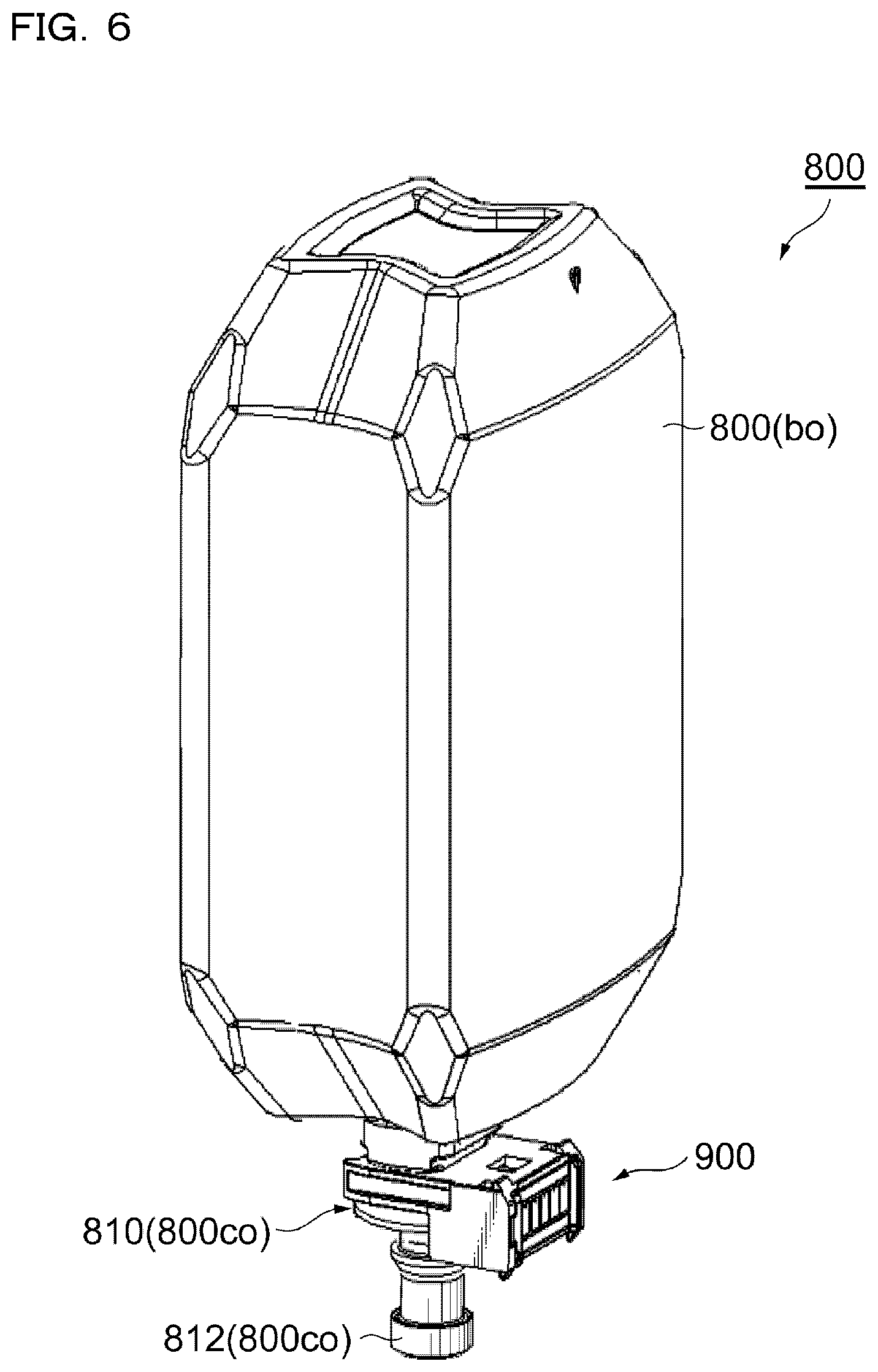Patent US12365185 Figure 6 – Inkjet recording device and cartridge
