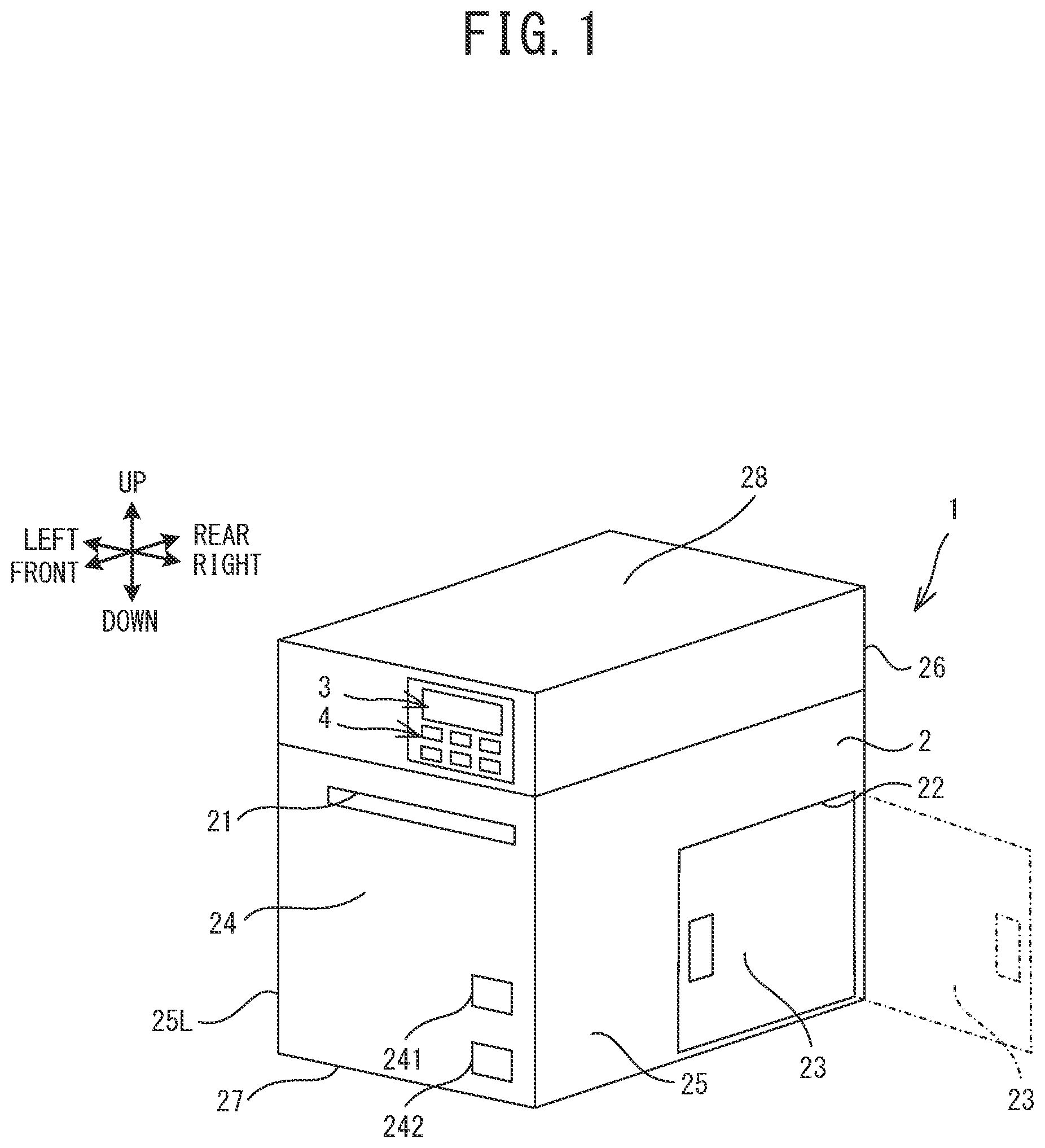 Patent US12365188 Figure 1 – Print device, print method, and non-transitory computer-readable medium storing print program
