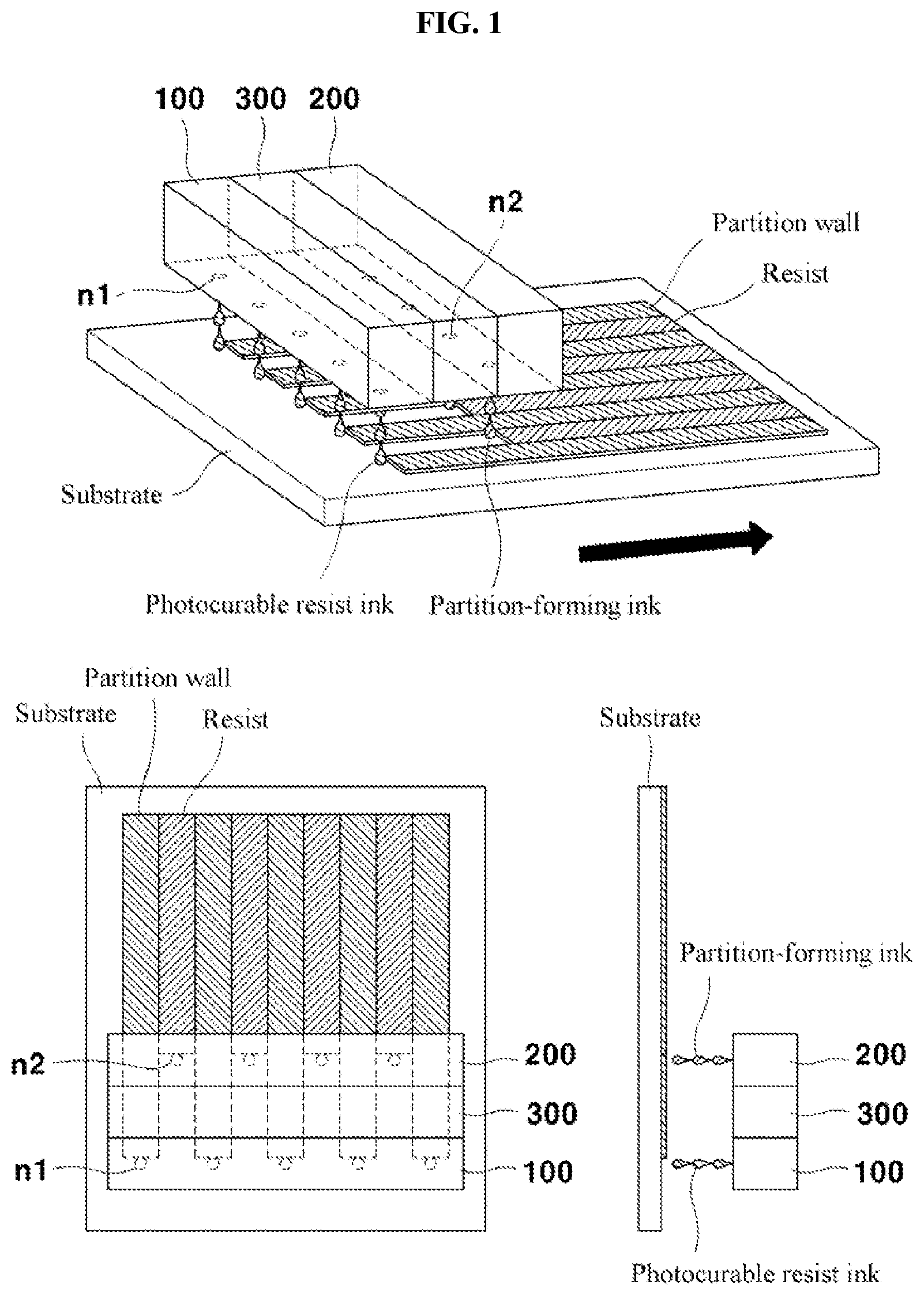 Patent US12365190 Figure 1 – Apparatus and method for forming a resist fine pattern