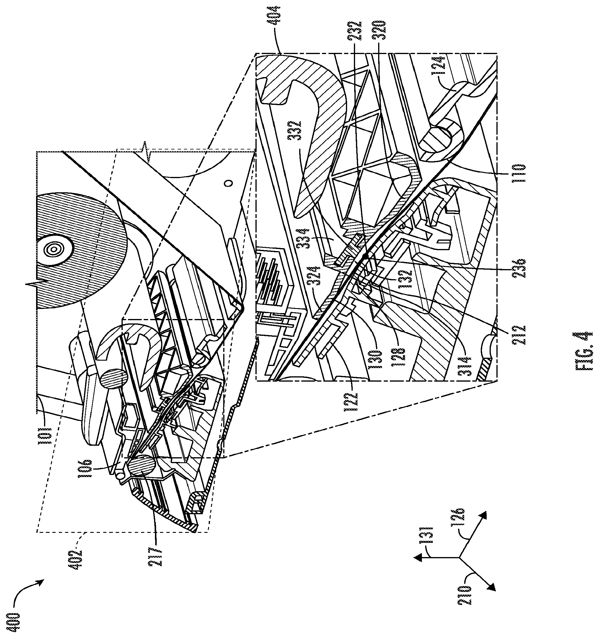 Patent US12365191 Figure 6 – Media guide assembly for printing apparatus