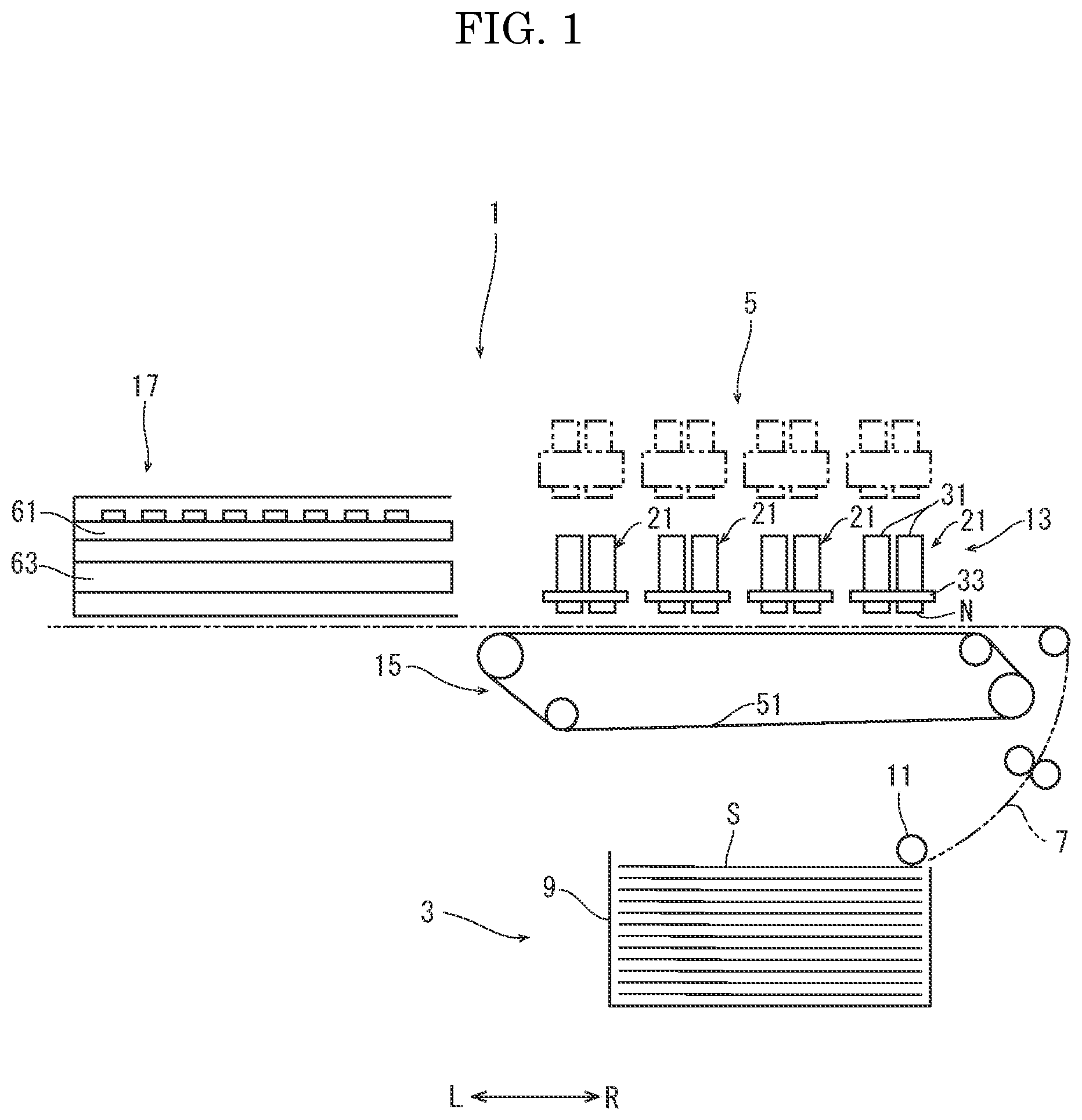 Patent US12365192 Figure 1 – Ejecting unit and image forming apparatus
