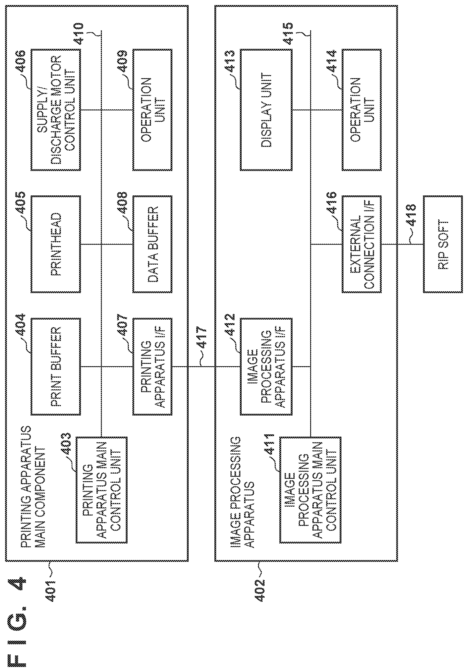 Patent US12365193 Figure 4 – Printing apparatus and control method of the same