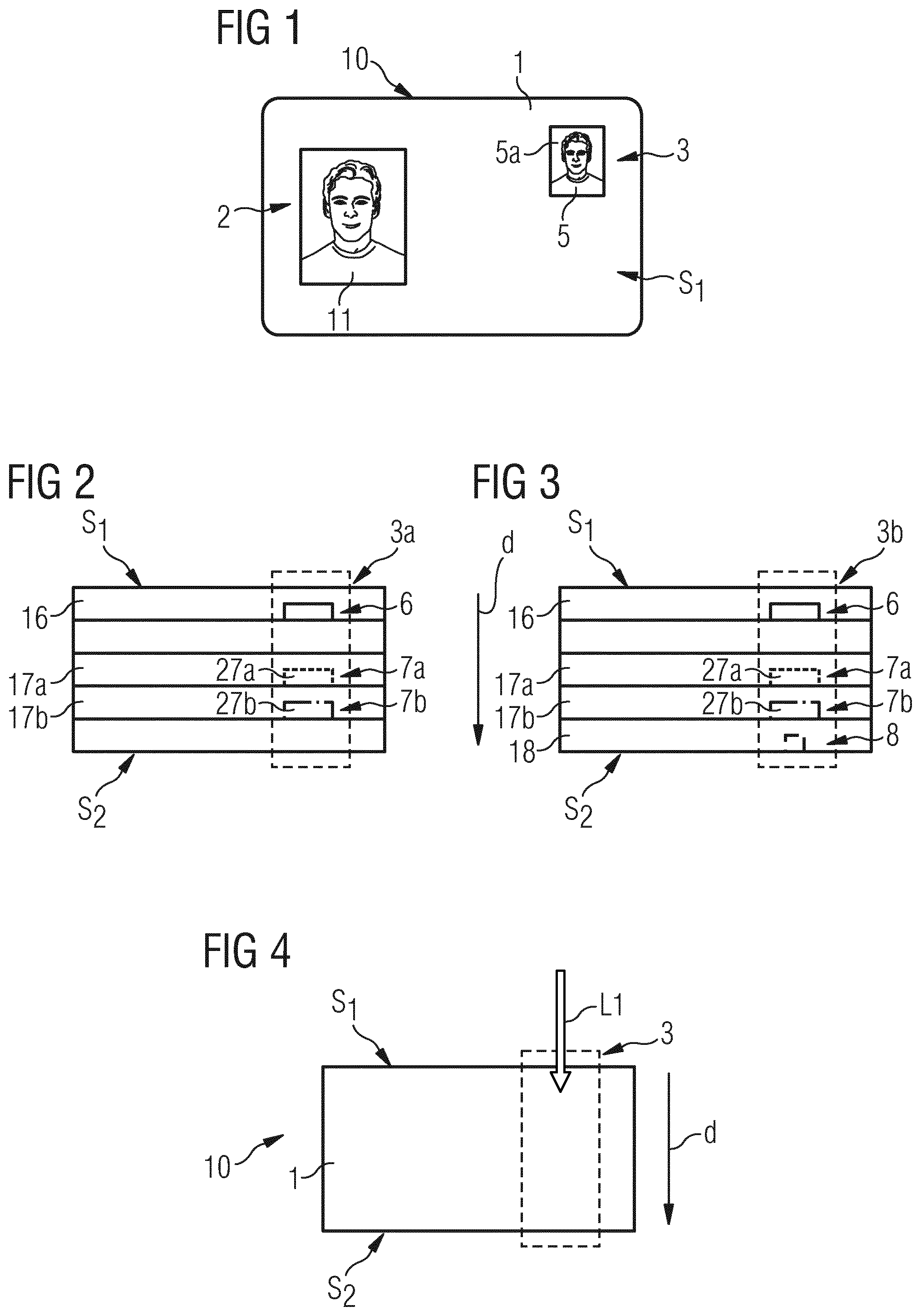 Patent US12365196 Figure 1 – Personalizable security document and method of manufacturing the same
