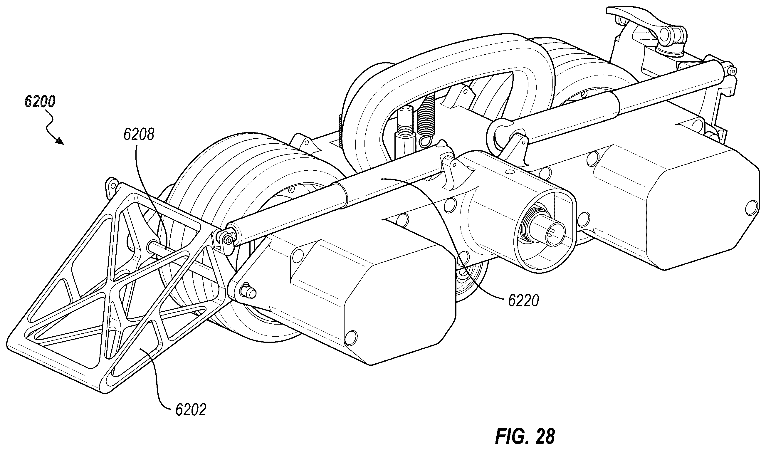 Patent US12365199 Figure 19 – Inspection robots and methods for inspection of curved surfaces with sensors at selected horizontal distances