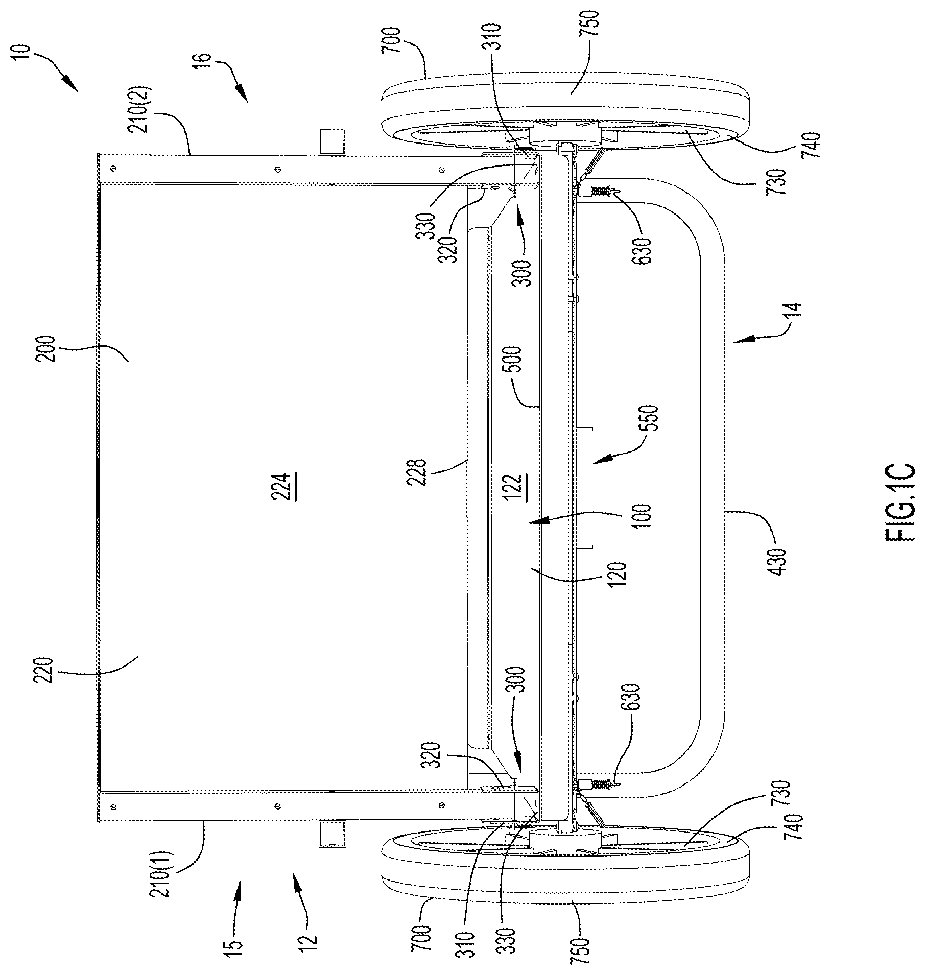 Patent US12365201 Figure 3 – Collapsible support structure