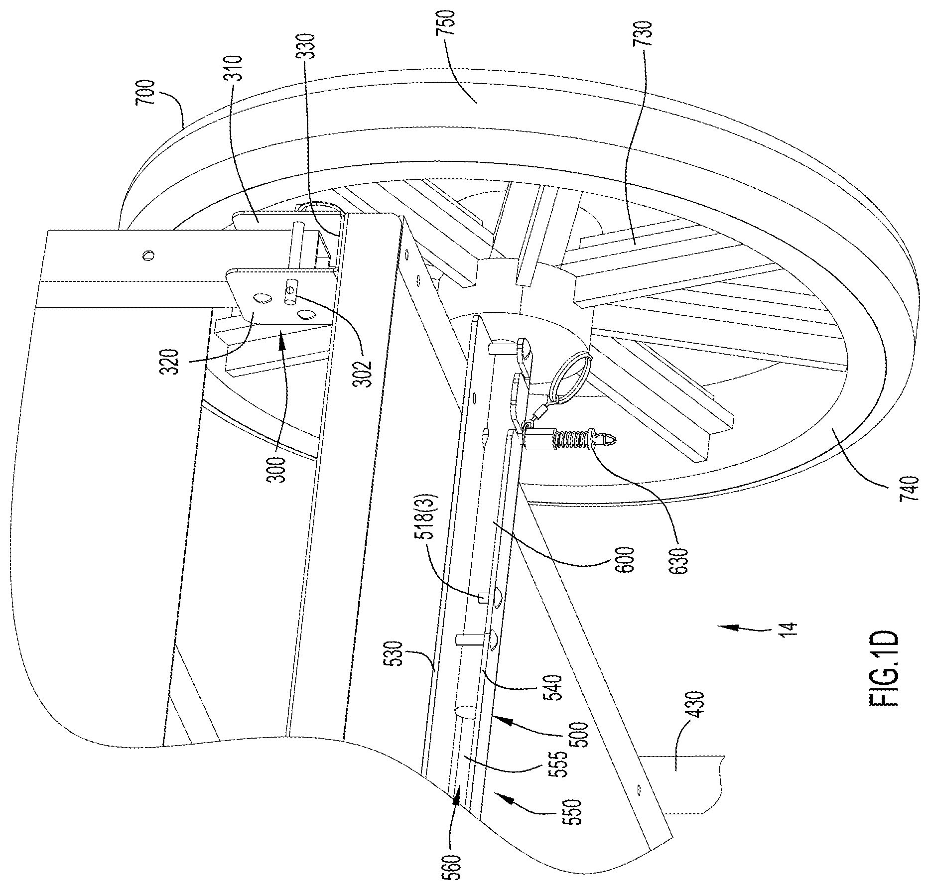 Patent US12365201 Figure 4 – Collapsible support structure