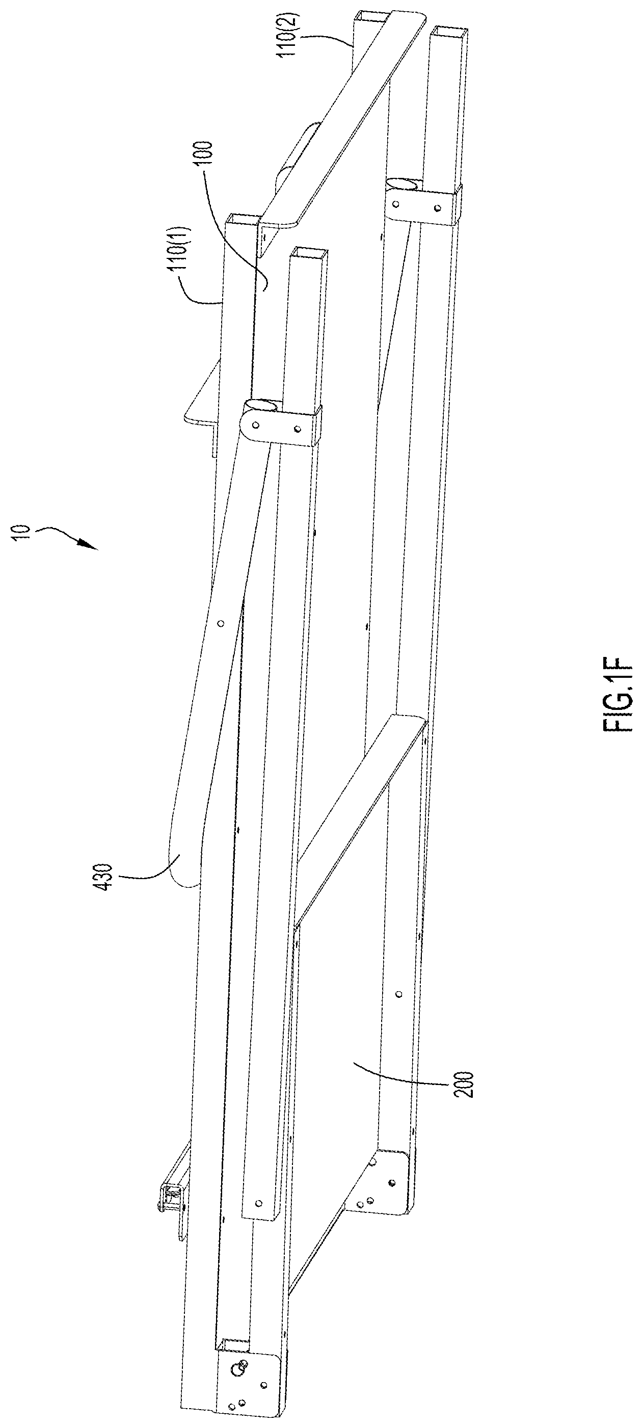 Patent US12365201 Figure 6 – Collapsible support structure