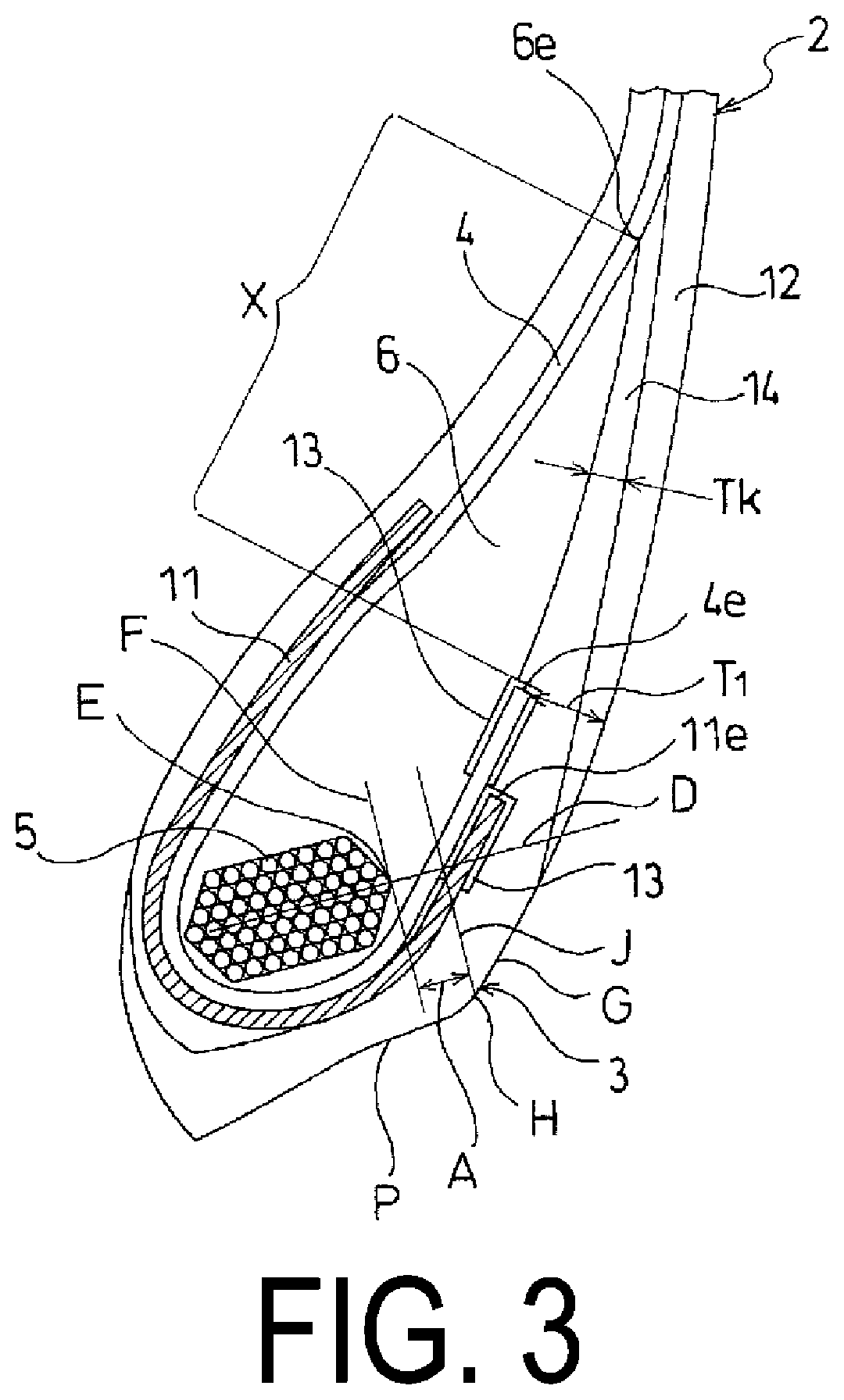 Patent US12365205 Figure 3 – Pneumatic tire
