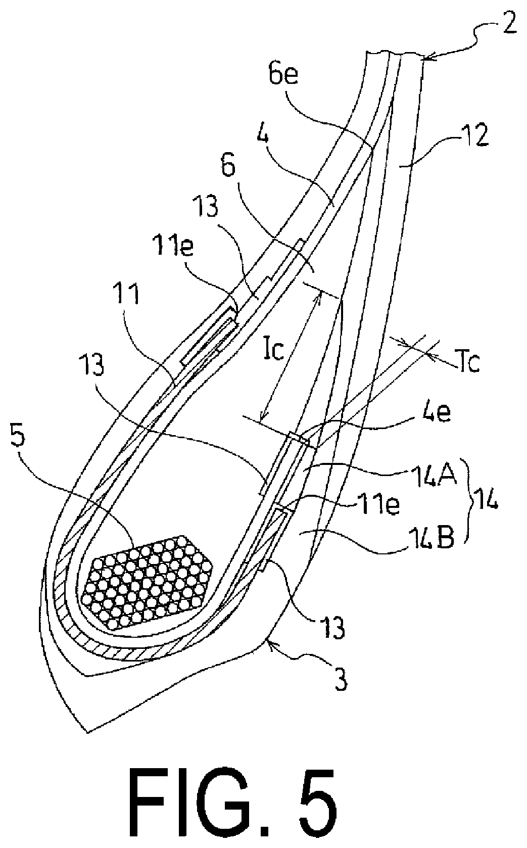Patent US12365205 Figure 5 – Pneumatic tire