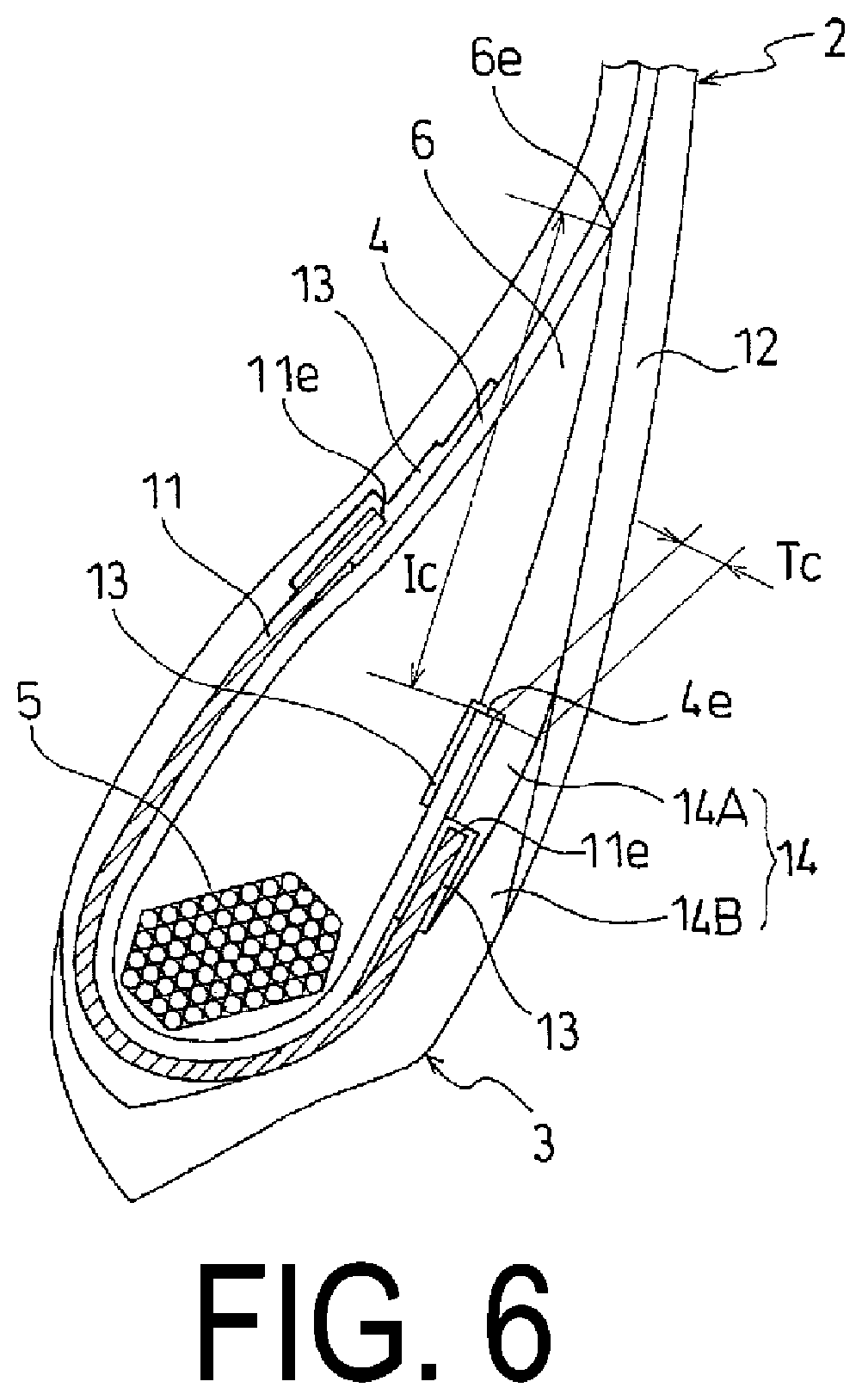 Patent US12365205 Figure 6 – Pneumatic tire
