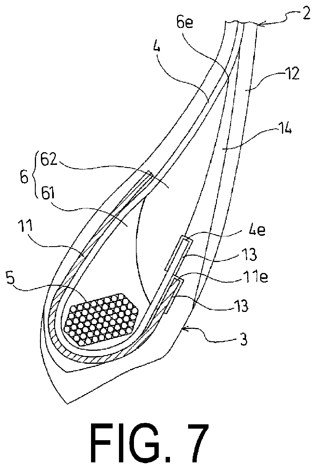 Patent US12365205 Figure 7 – Pneumatic tire