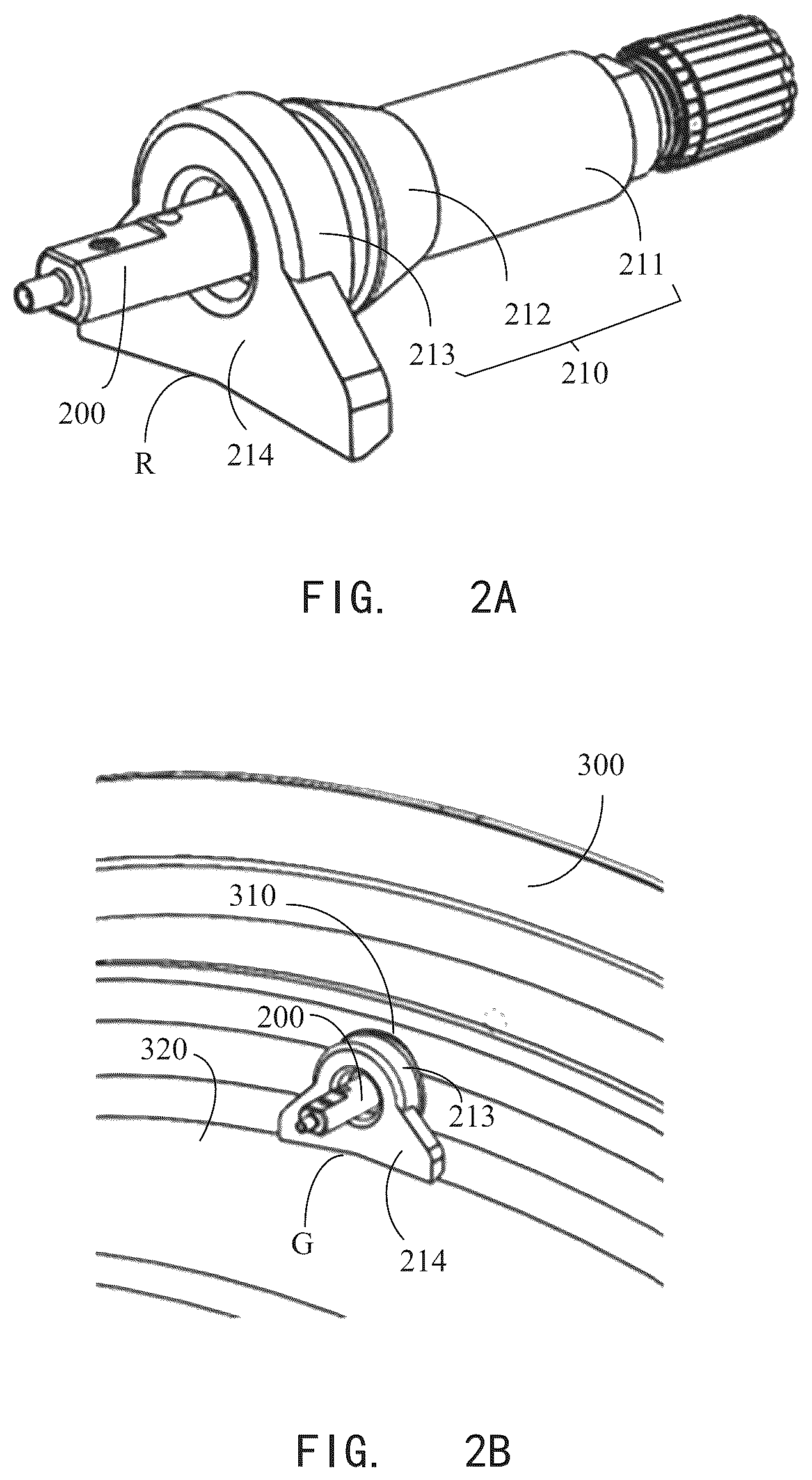Patent US12365206 Figure 2 – TPMS transmitter fixing structure and assembling structure