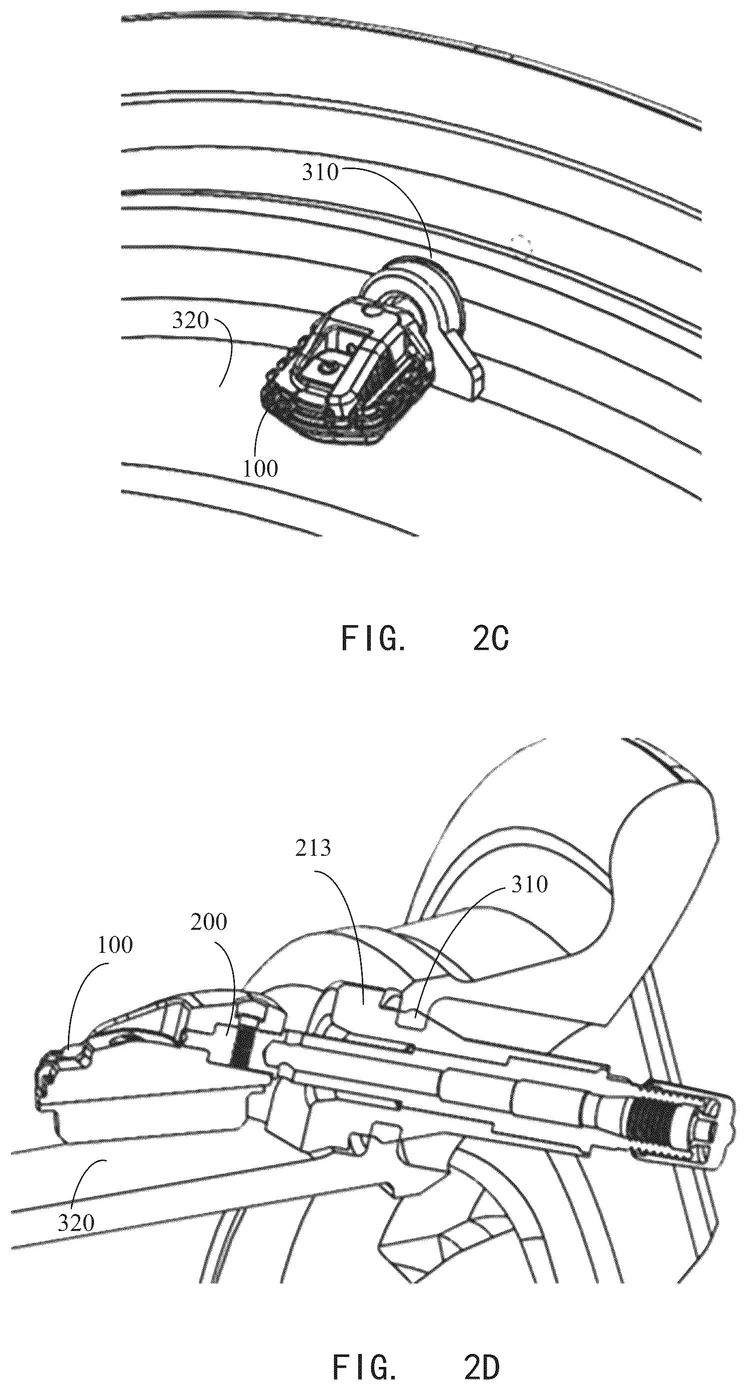 Patent US12365206 Figure 3 – TPMS transmitter fixing structure and assembling structure